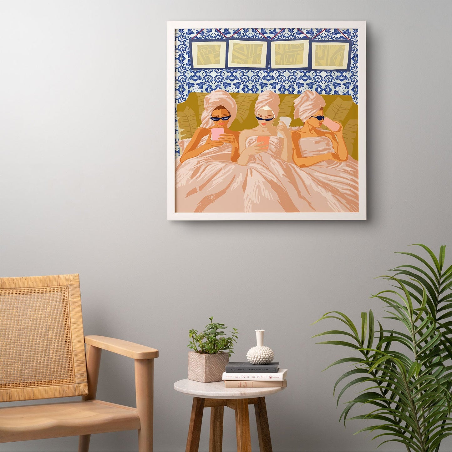 83 Oranges Ladies Only Club Framed Wall Art