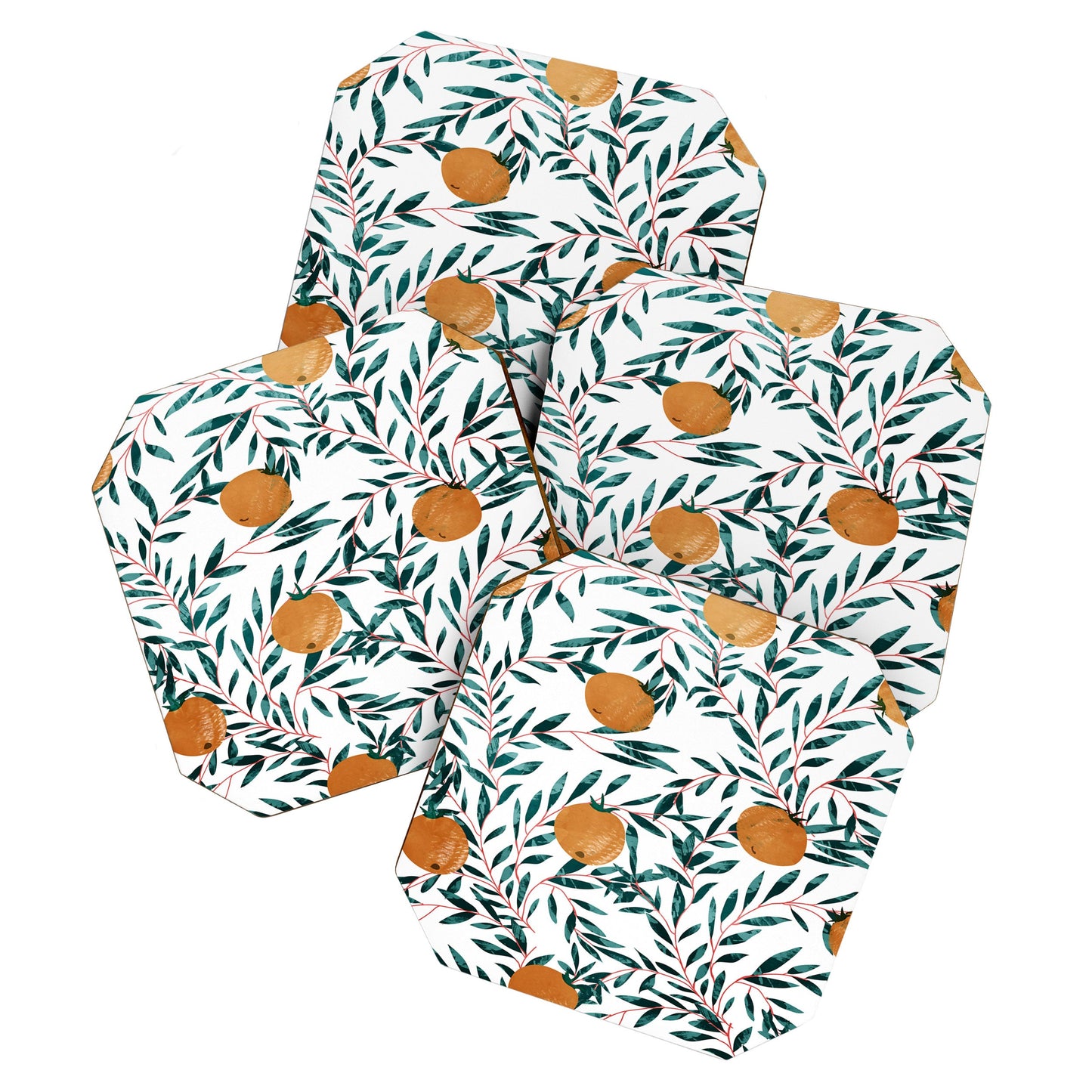 83 Oranges Mandarins Coaster Set