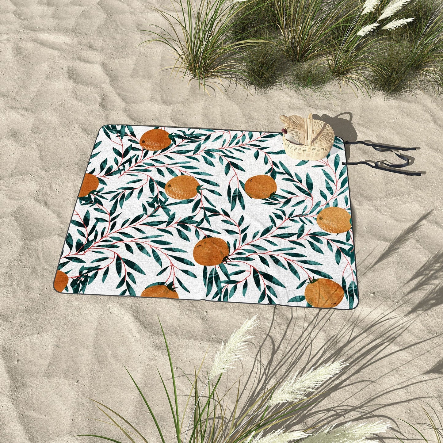 83 Oranges Mandarins Picnic Blanket