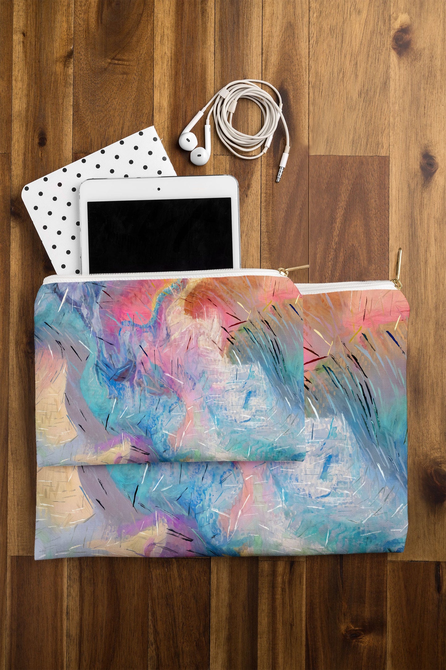83 Oranges Soul Driven Abstraction Pouch