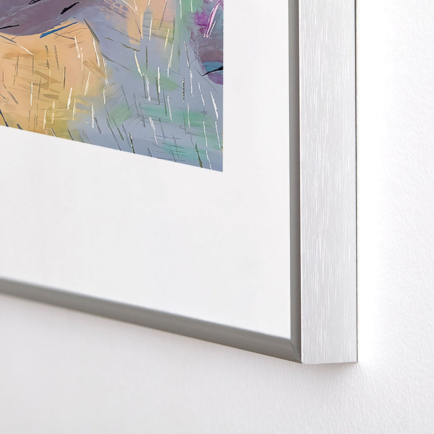 83 Oranges Soul Driven Abstraction Metal Framed Art Print
