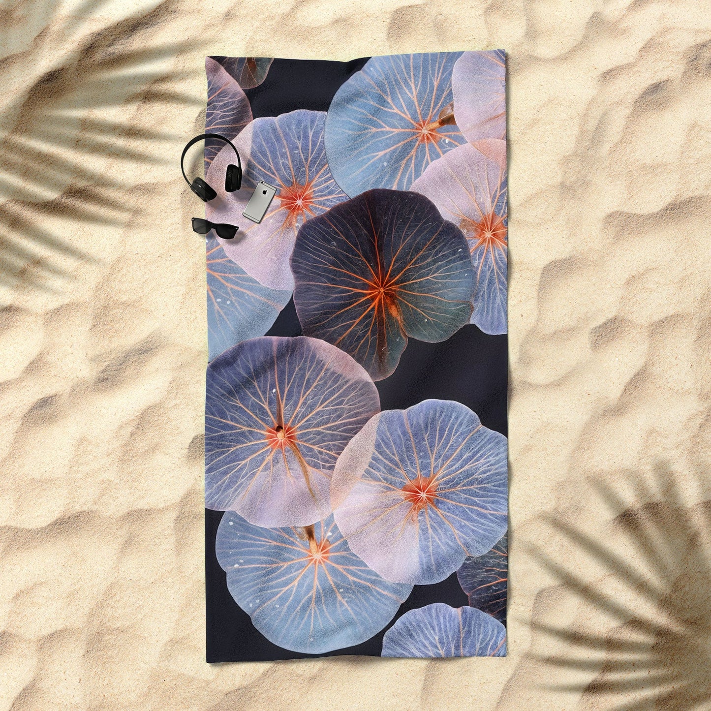83 Oranges Translucence Beach Towel