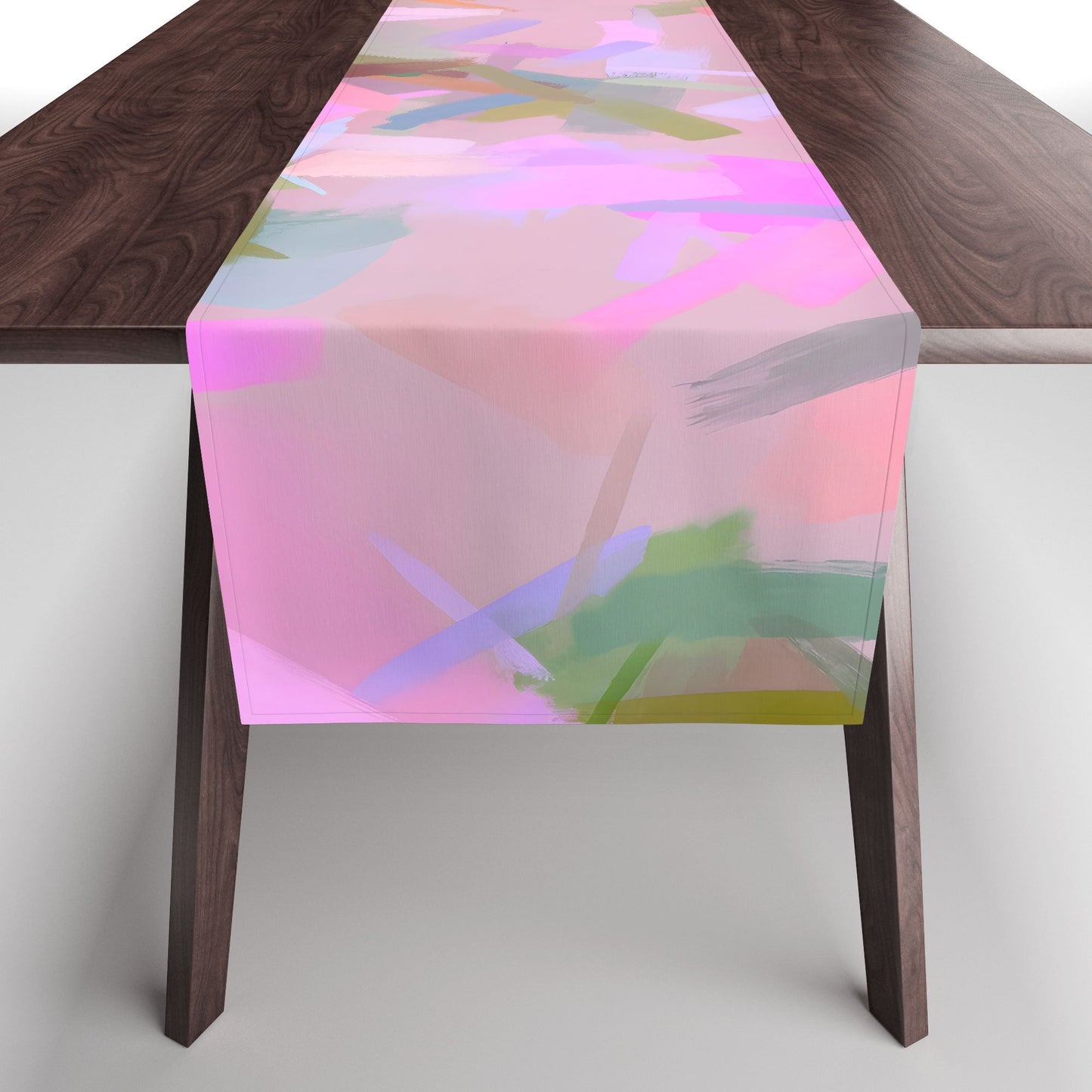 83 Oranges Whispers In Pink Table Runner