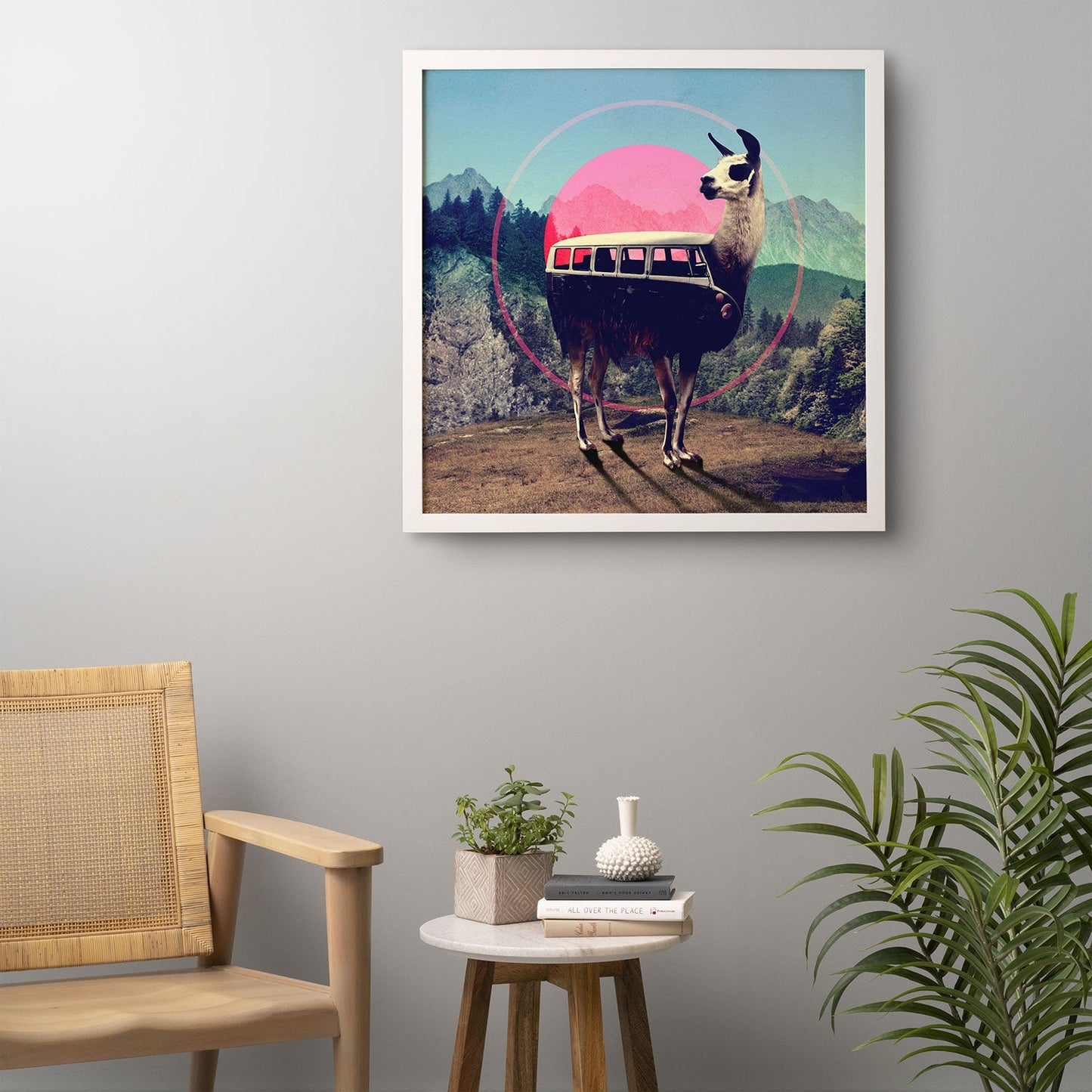 Ali Gulec Llama Van Framed Wall Art