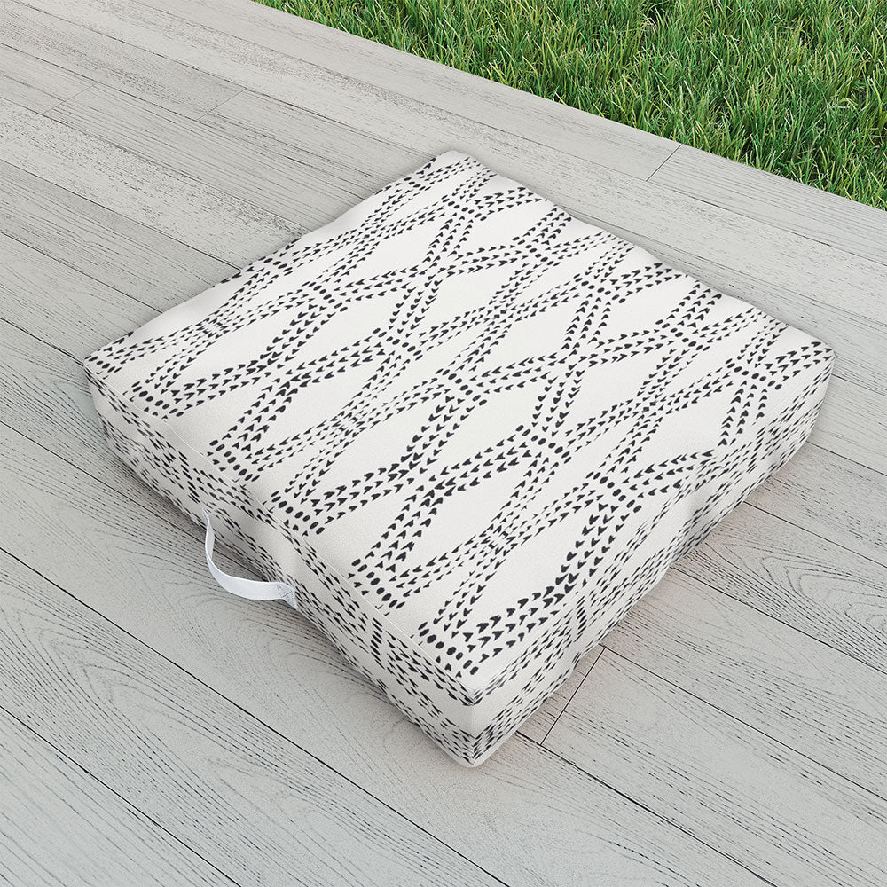 alison janssen Cleo boho diamond Outdoor Floor Cushion