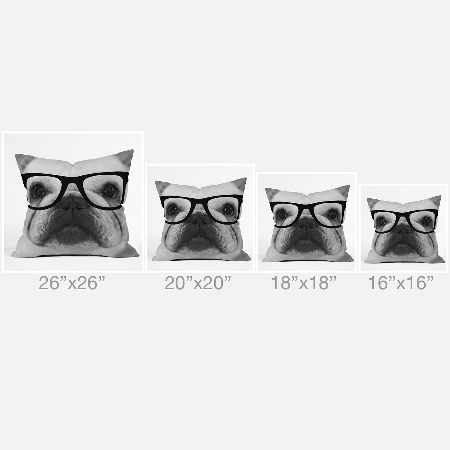 Allyson Johnson Hippest Frenchie Throw Pillow