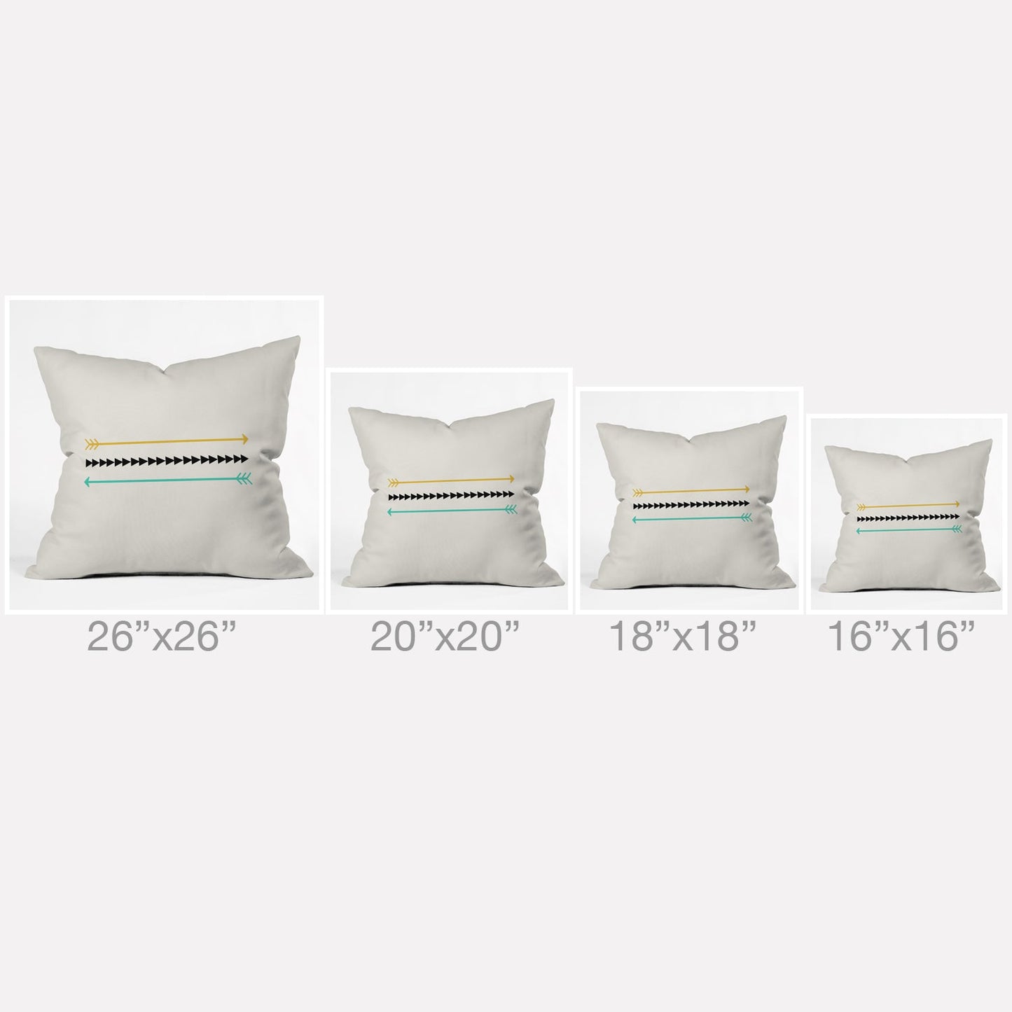 Allyson Johnson Minimal Arrows Throw Pillow