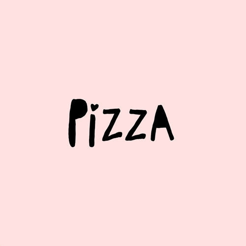 Allyson Johnson Pizza Pink Shower Curtain