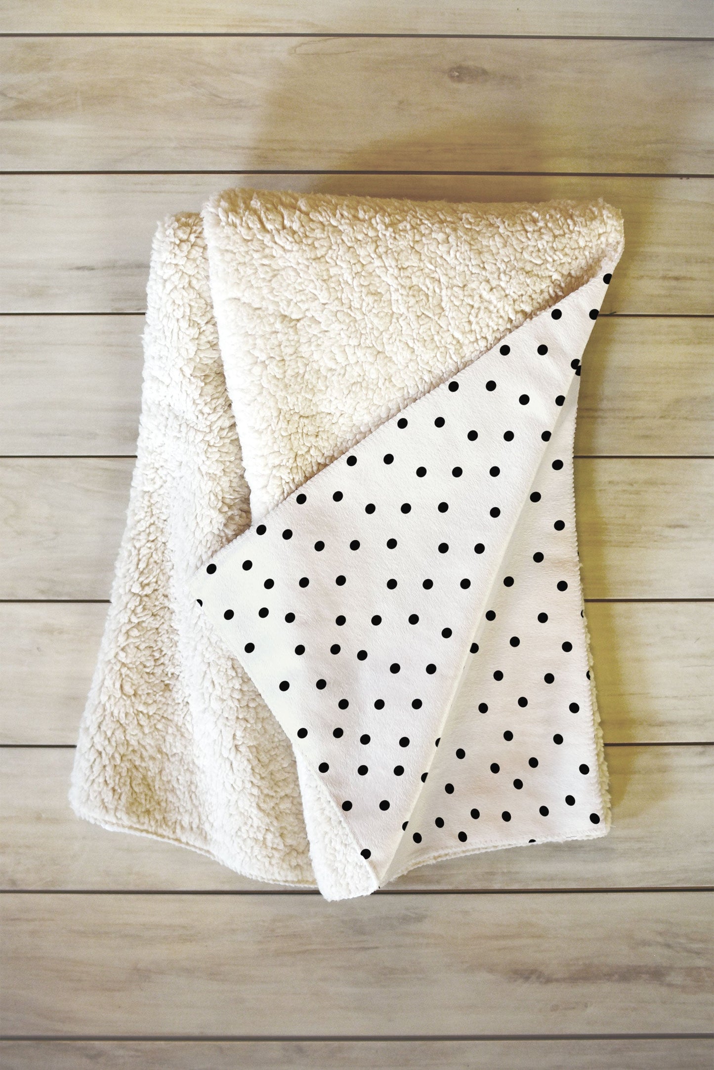 Allyson Johnson Tiny Polka Dots Fleece Throw Blanket