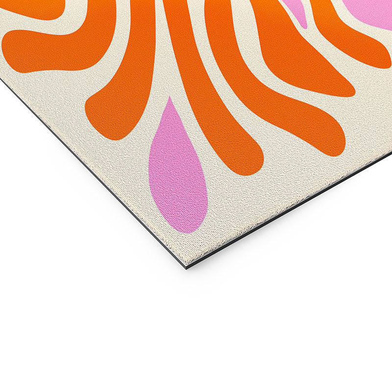 Angela Minca Abstract Symmetry Petals 2 Welcome Mat