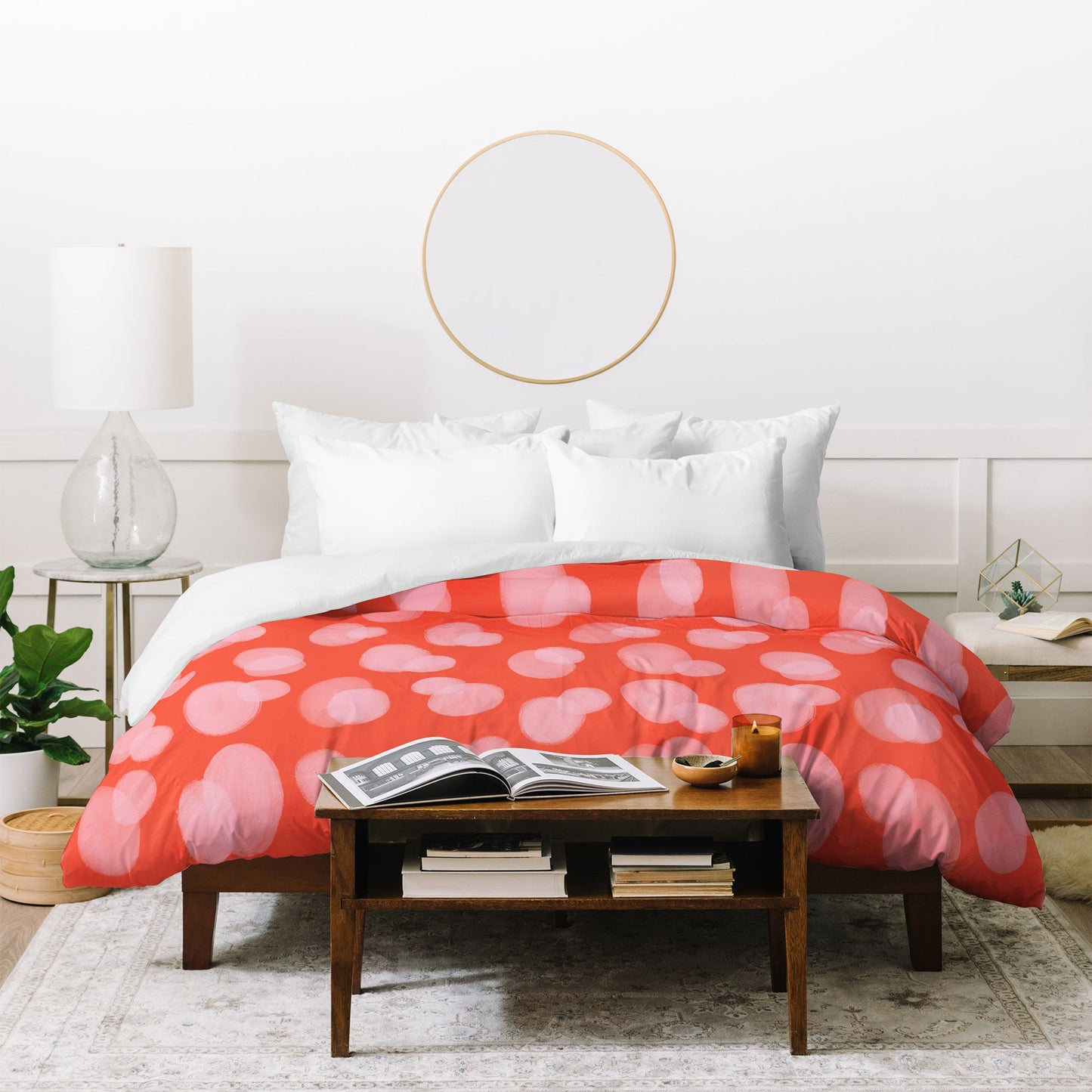Angela Minca Cute abstract dots Duvet Cover