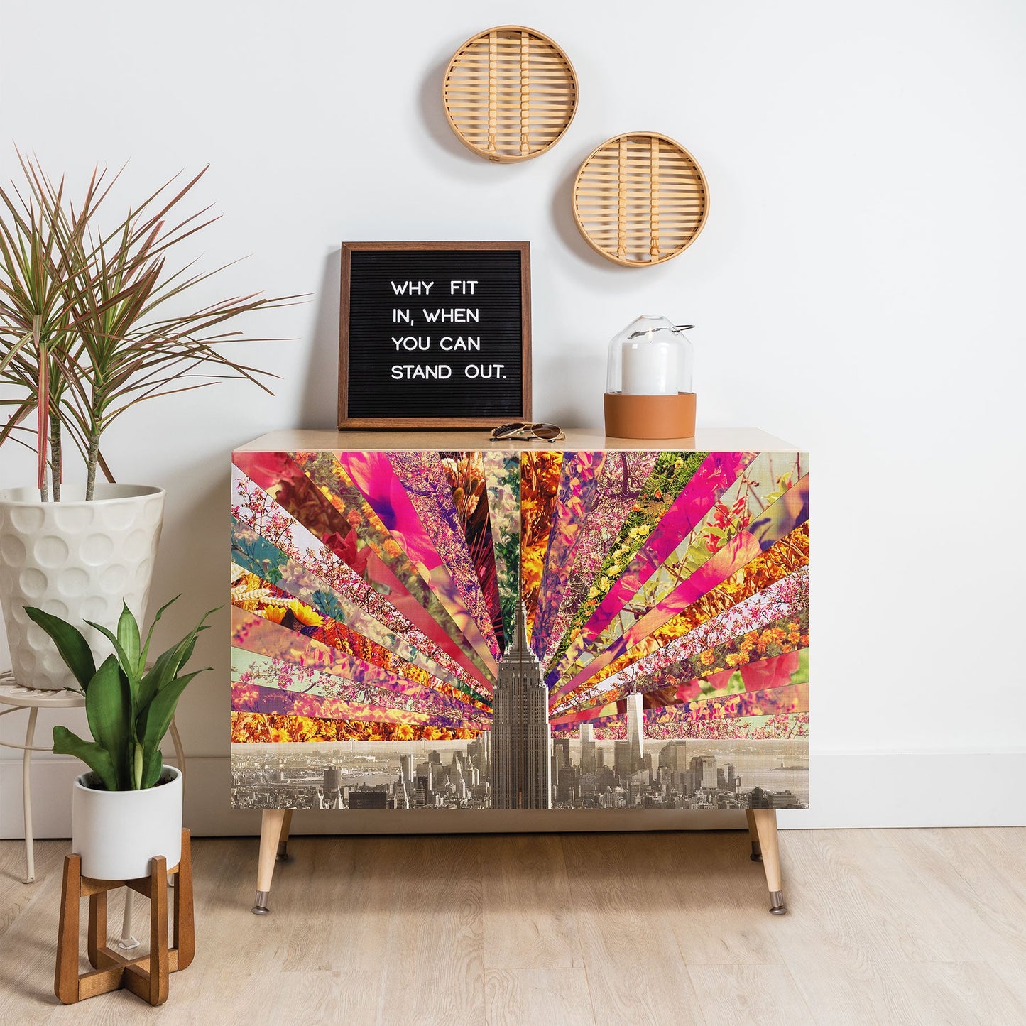 Bianca Green Blooming NY Credenza
