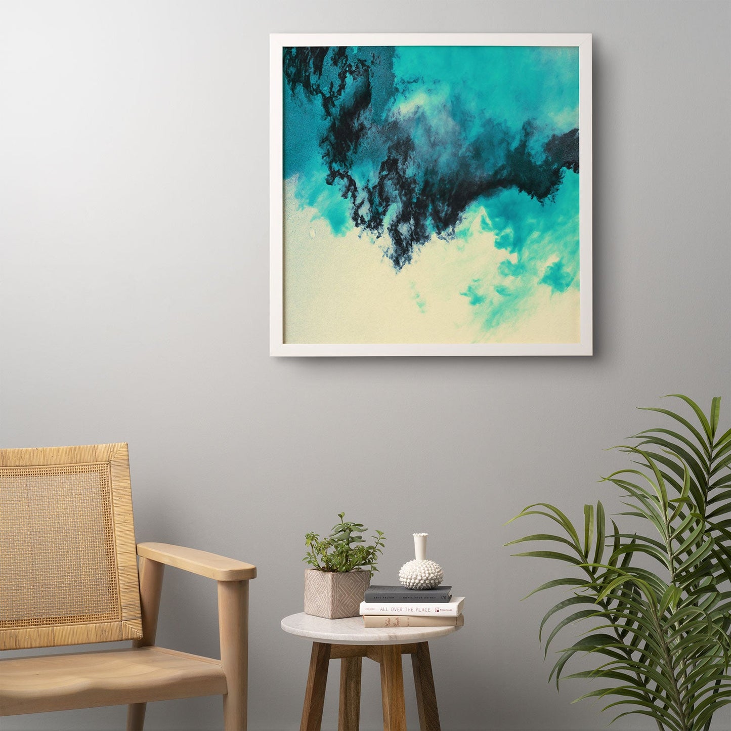 Caleb Troy Painted Clouds V Framed Wall Art