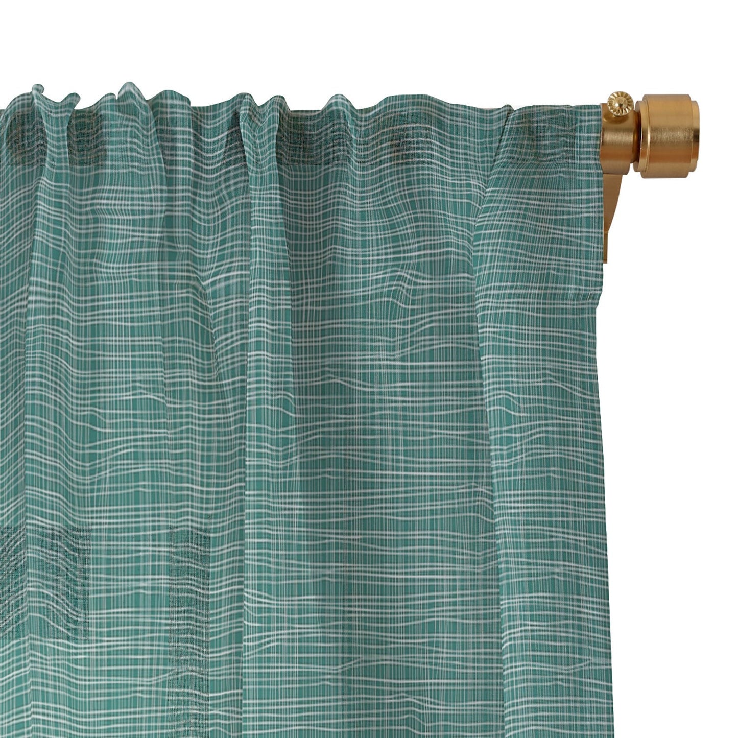 Camilla Foss Scandi Linen Sheer Window Curtain