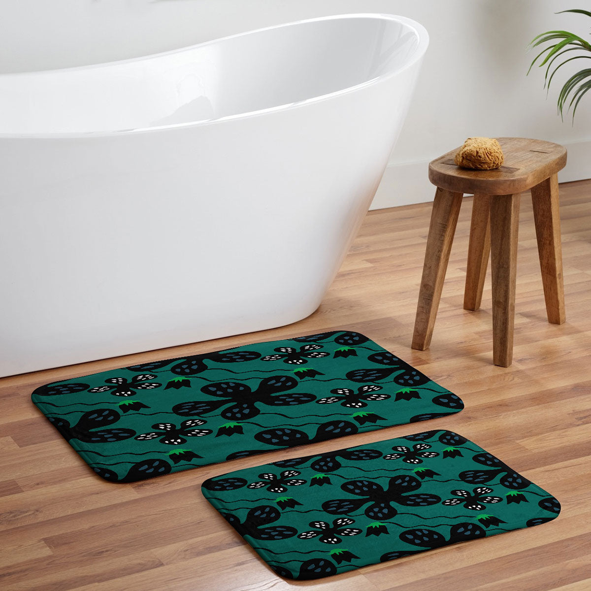 Camilla Foss Scandi Meadow Memory Foam Bath Mat