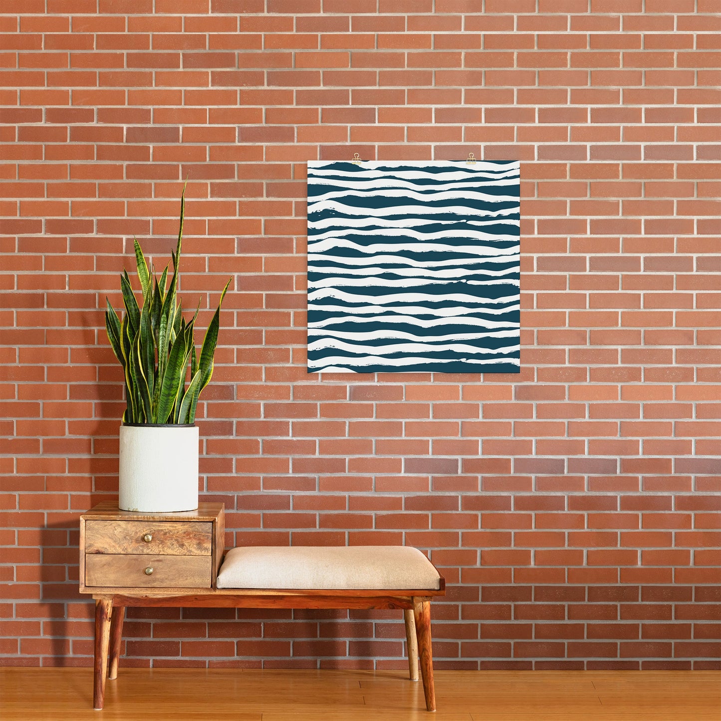 Camilla Foss Scandi Waves Art Print