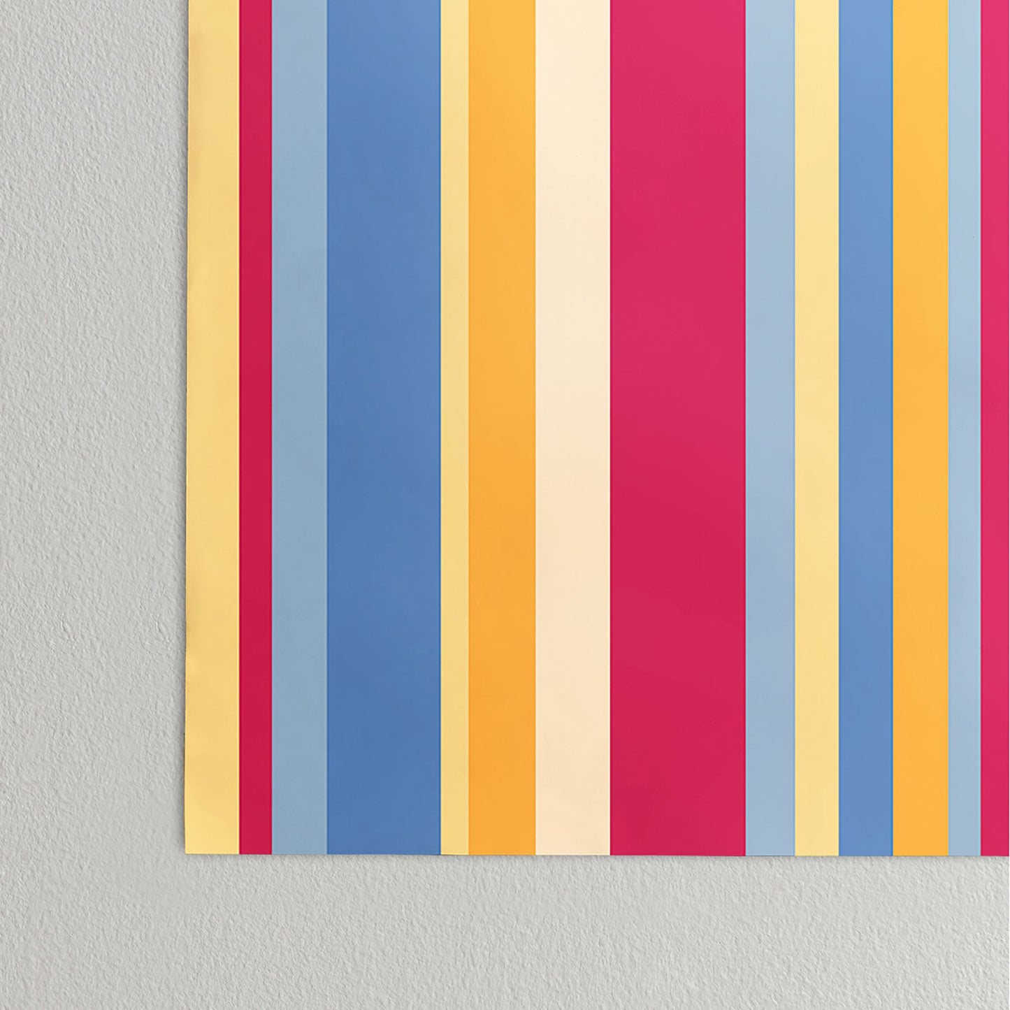 Colour Poems Classic Retro Stripes I Poster