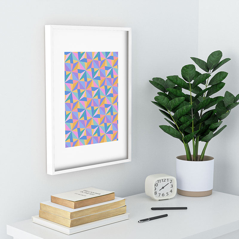 Colour Poems Kaleidoscope III Recessed Framing Rectangle