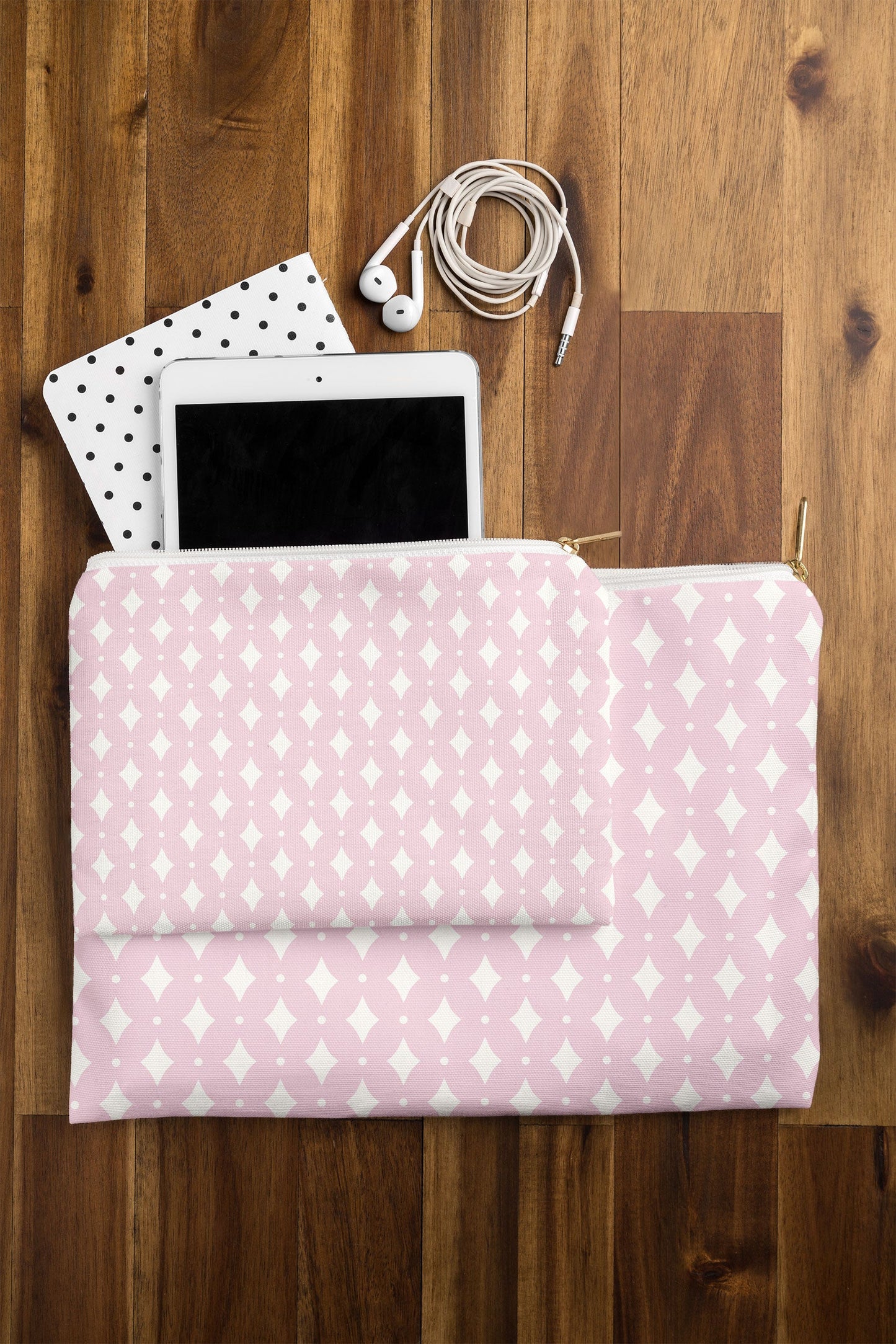 Colour Poems Vintage Jewels Blush Pink Pouch