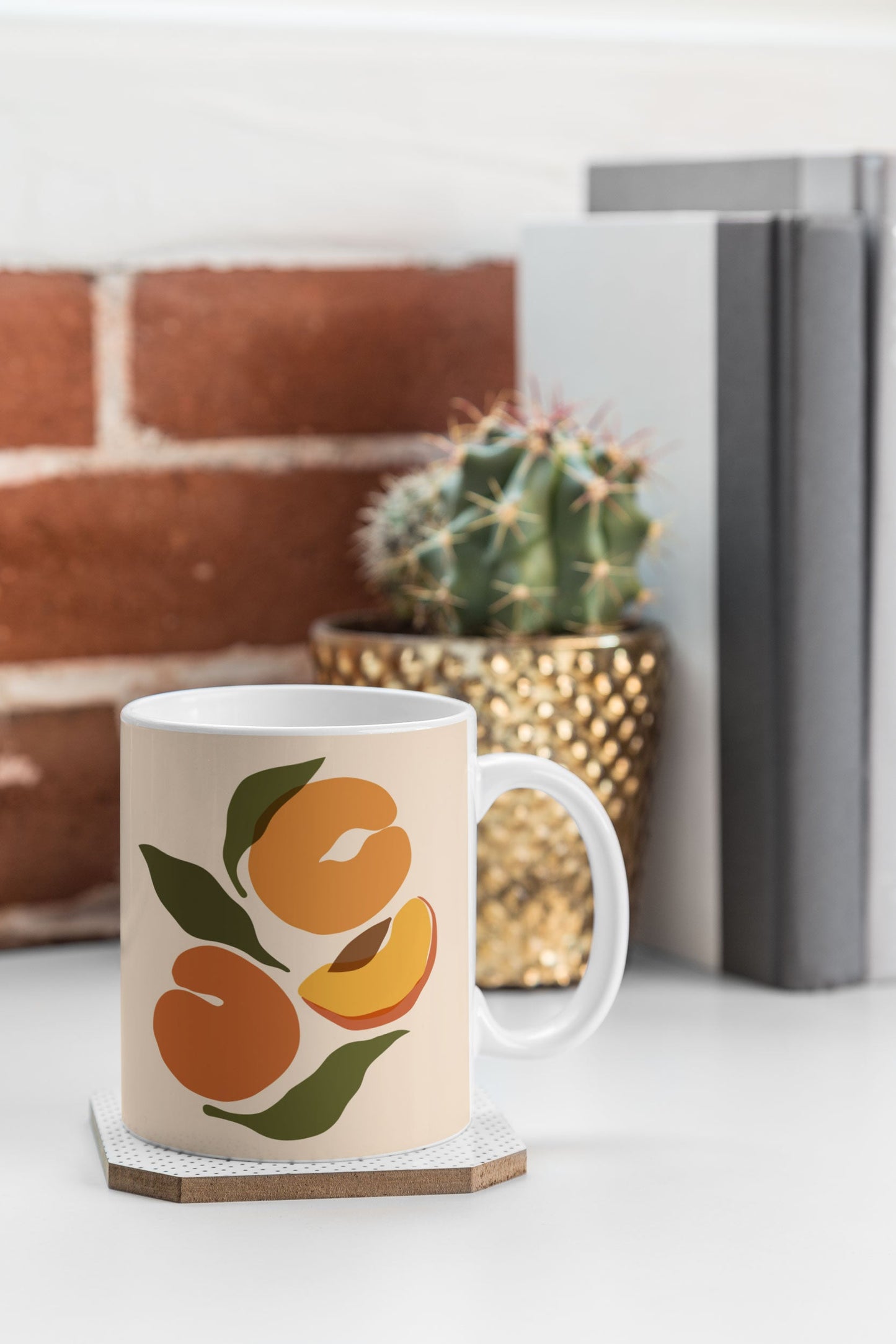 Cuss Yeah Designs Yellow Peaches Coffee Mug