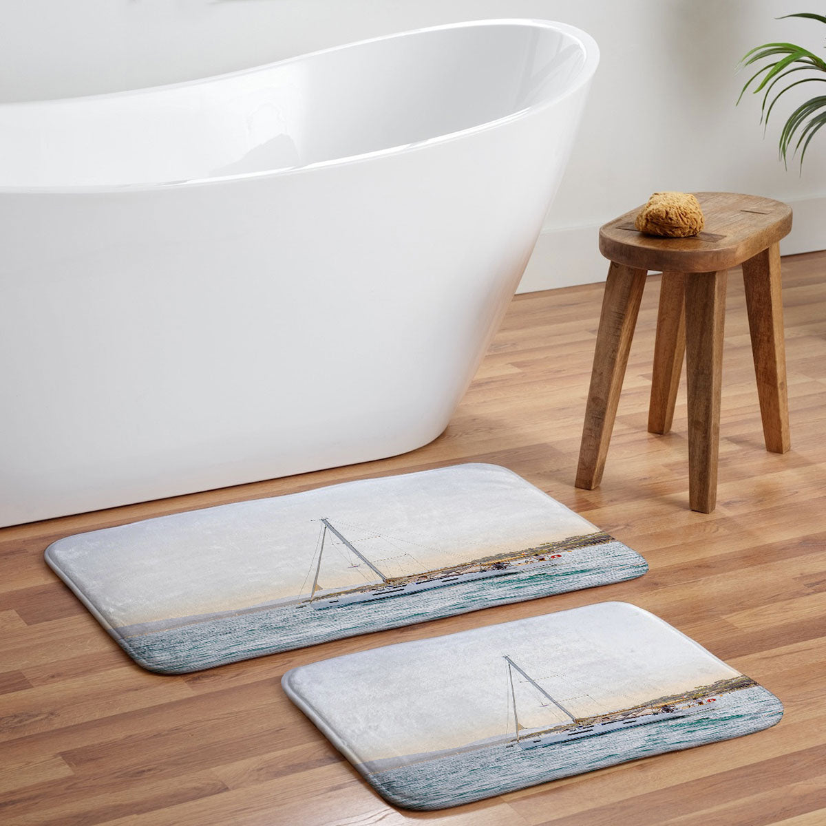 Dagmar Pels Nautical Sea Travel Photograph Memory Foam Bath Mat