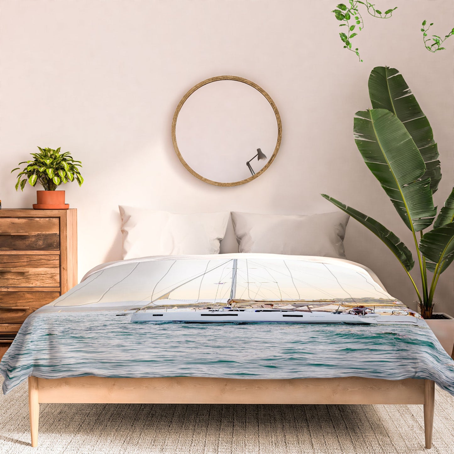 Dagmar Pels Nautical Sea Travel Photograph Comforter