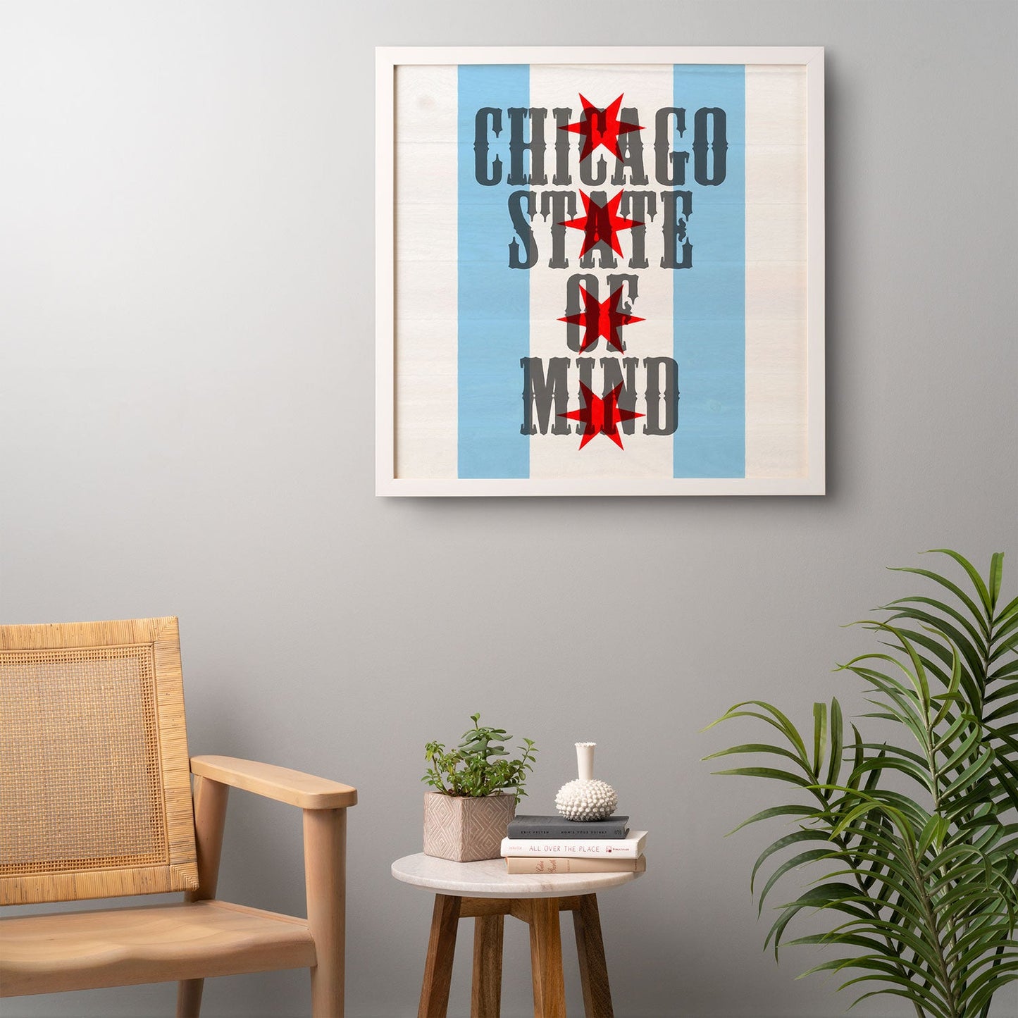DarkIslandCity Chicago State Of Mind Framed Wall Art