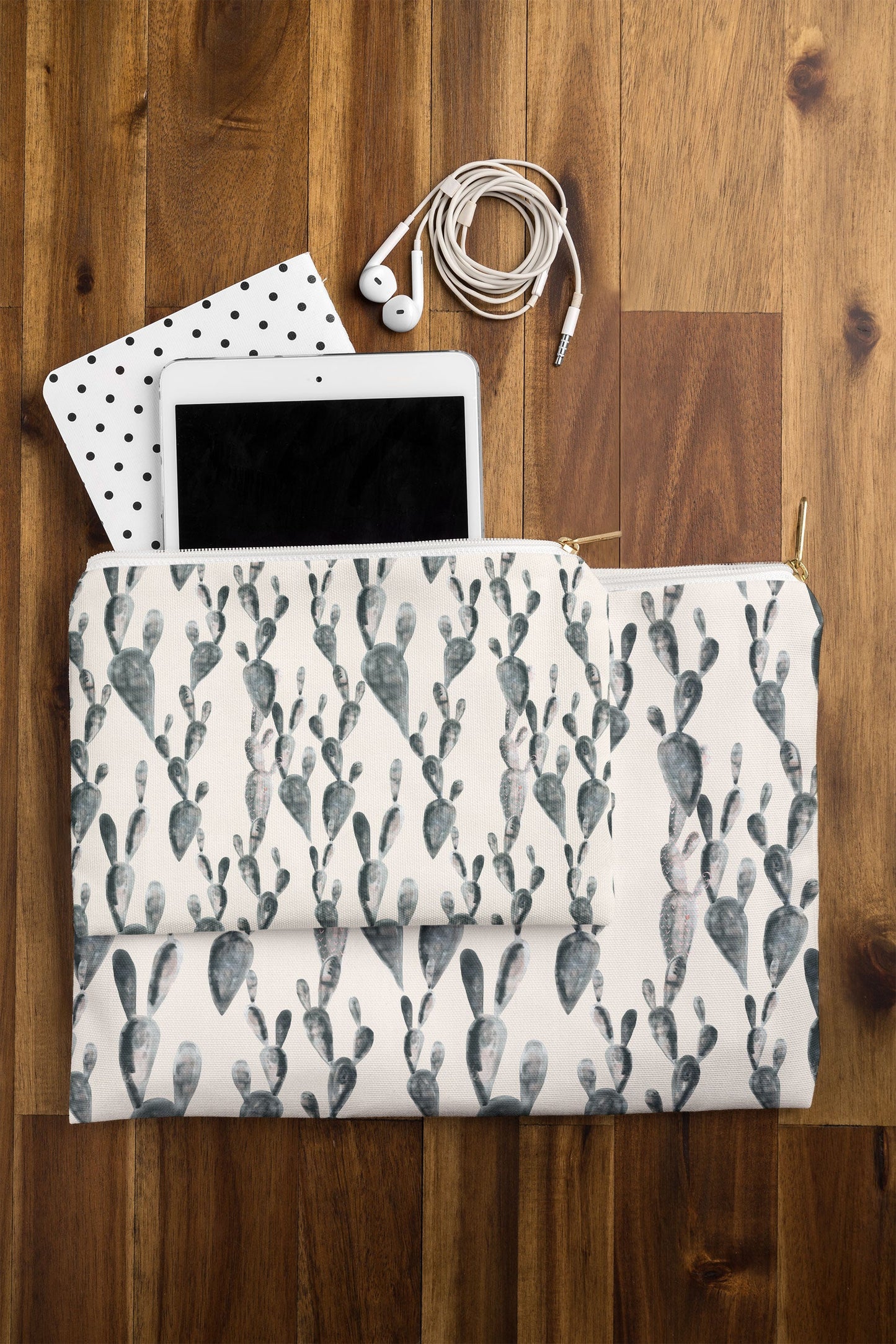 Dash and Ash Midnight Cacti Pouch