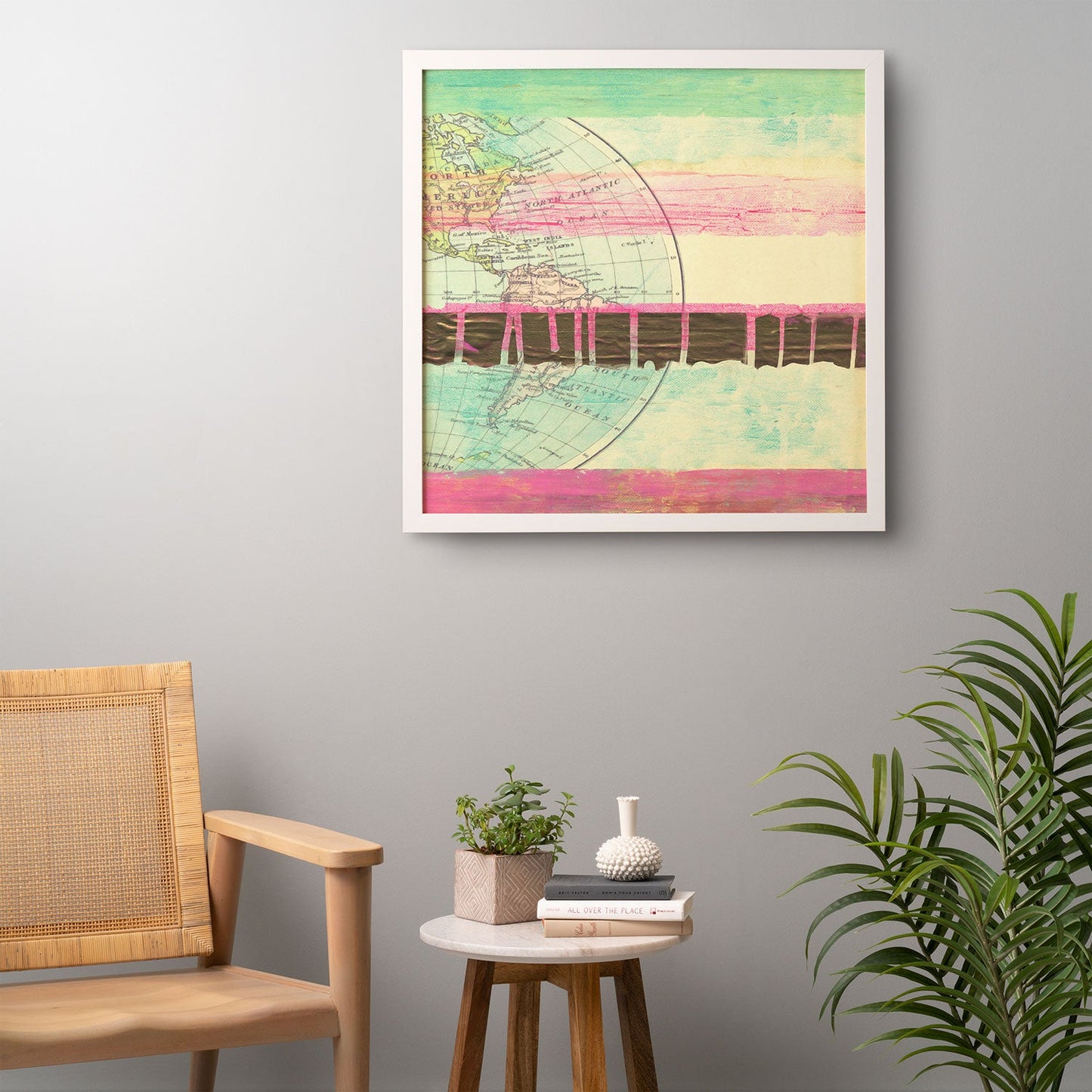 Dash and Ash World Traveler I Framed Wall Art