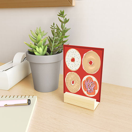 DENY Designs yonkers bagels Mini Art Print