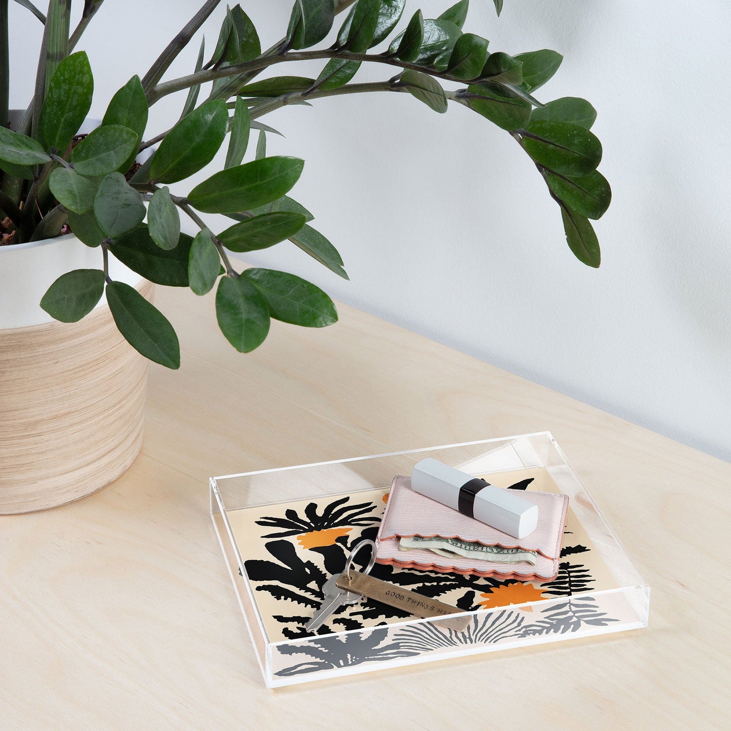 DorisciciArt Agave botanic Acrylic Tray