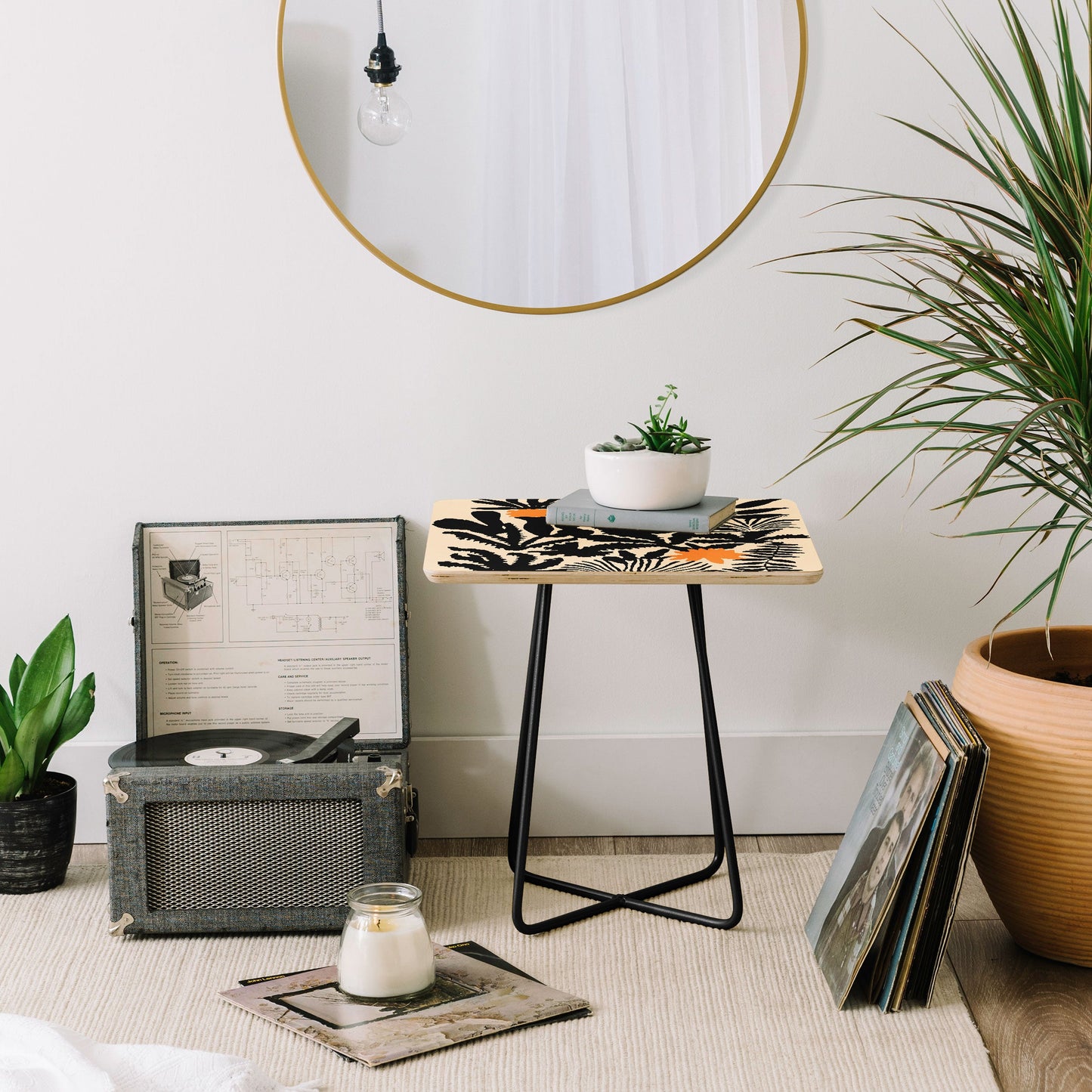 DorisciciArt Agave botanic Side Table