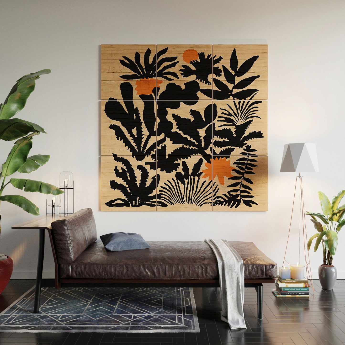 DorisciciArt Agave botanic Wood Wall Mural