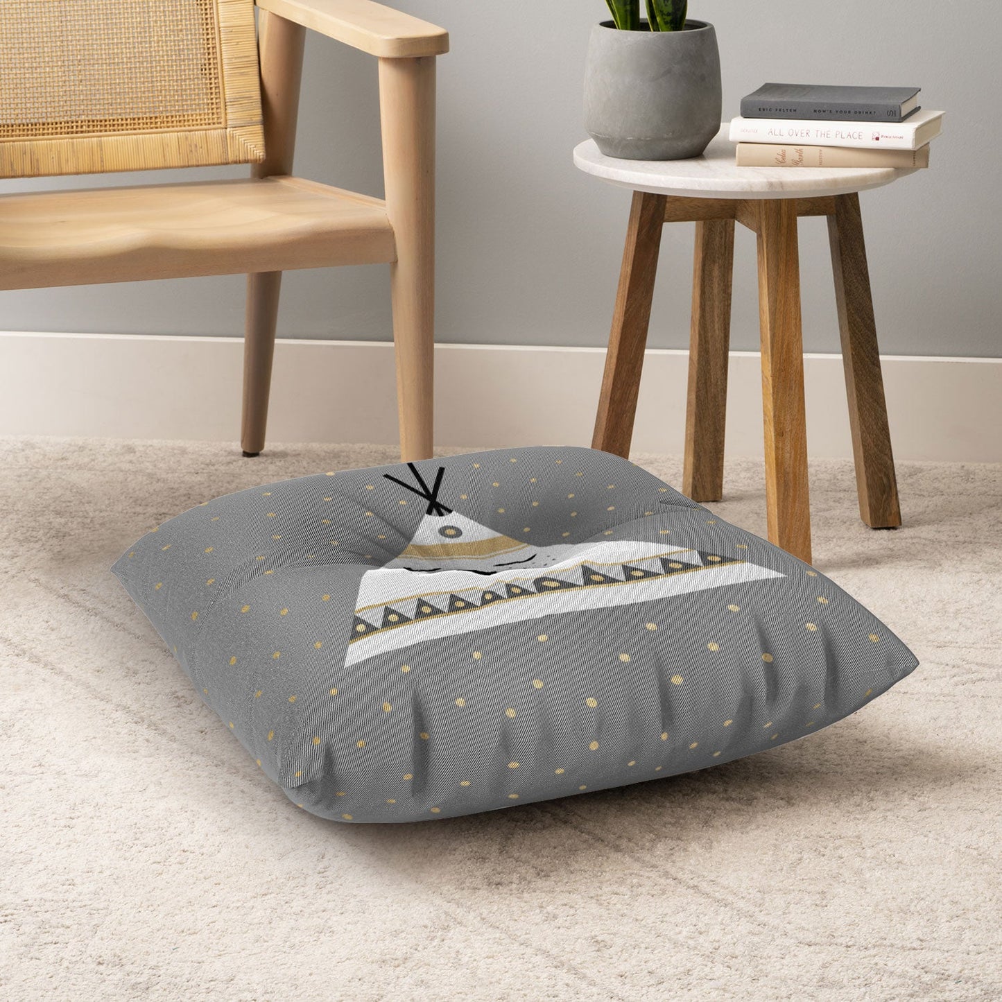 Elisabeth Fredriksson Little Tipi Floor Pillow Square