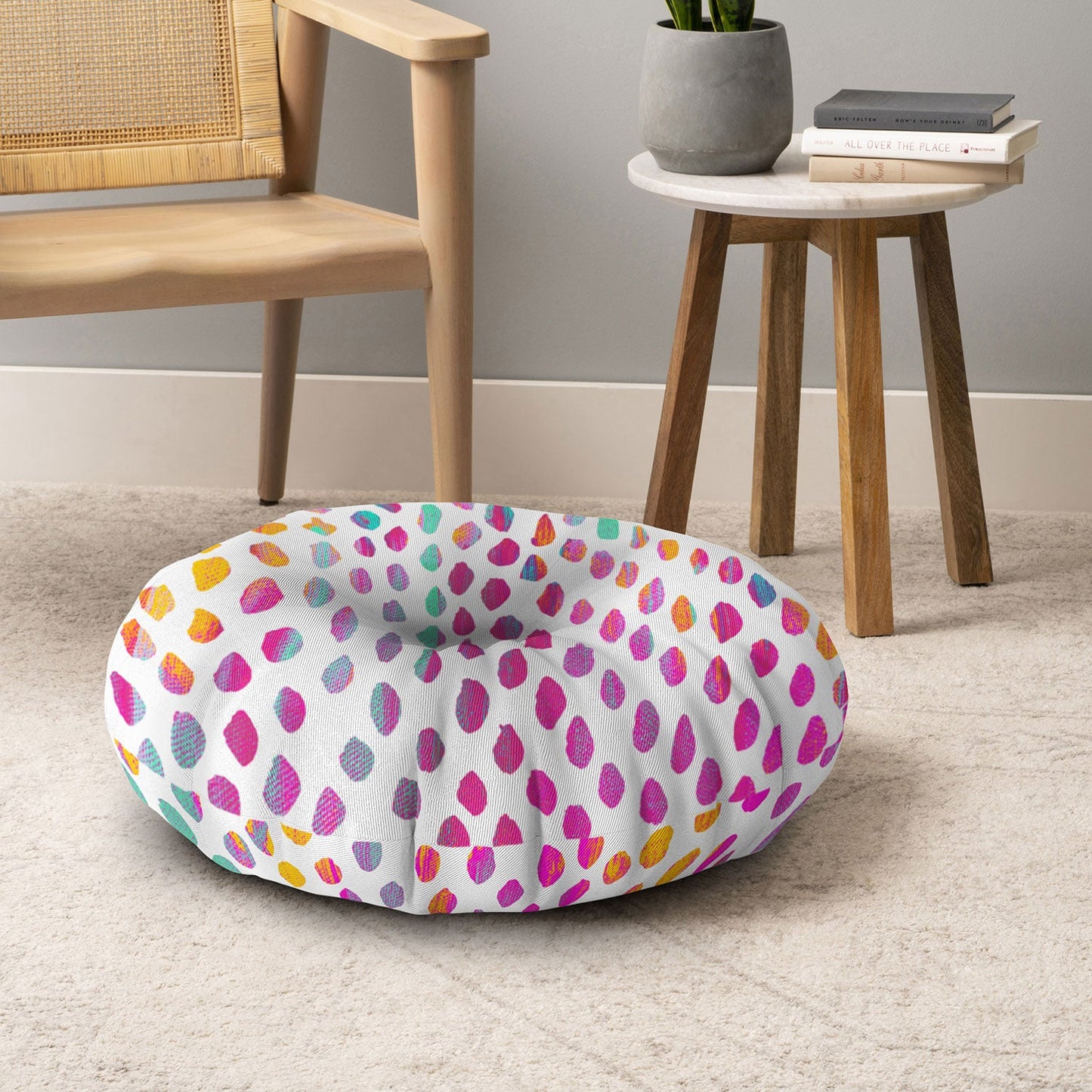 Elisabeth Fredriksson Paradise Dots Floor Pillow Round