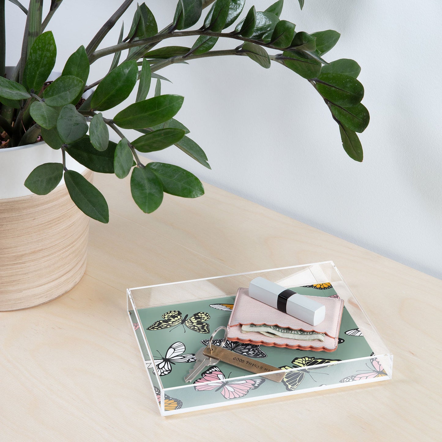 Emanuela Carratoni Wild Butterflies Acrylic Tray
