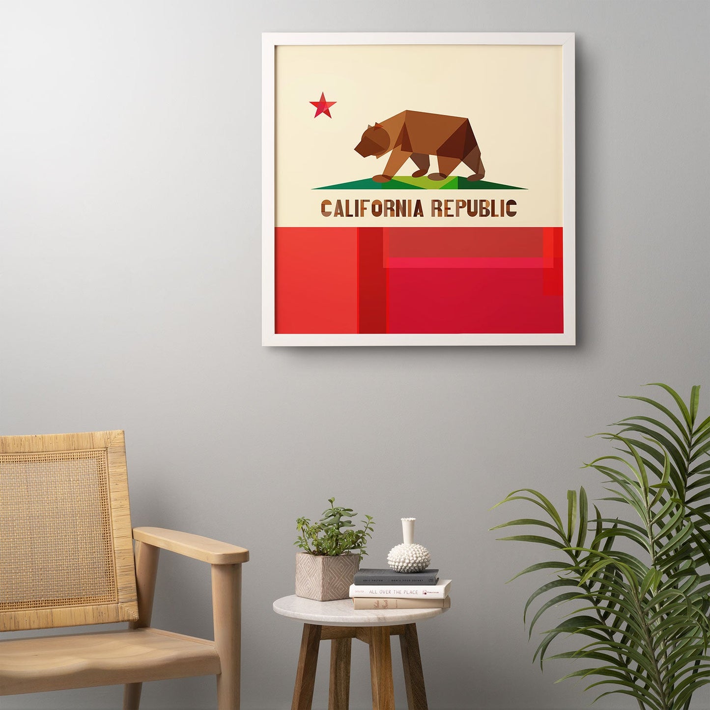 Fimbis California Framed Wall Art