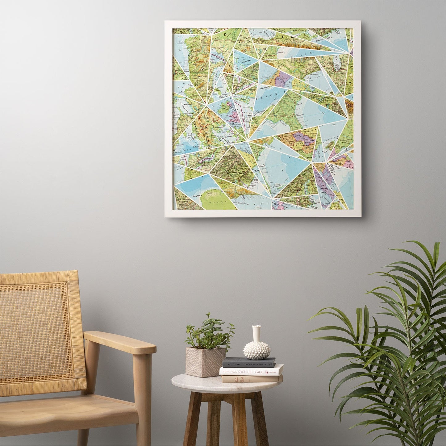 Fimbis Its A Mixed Up World Framed Wall Art