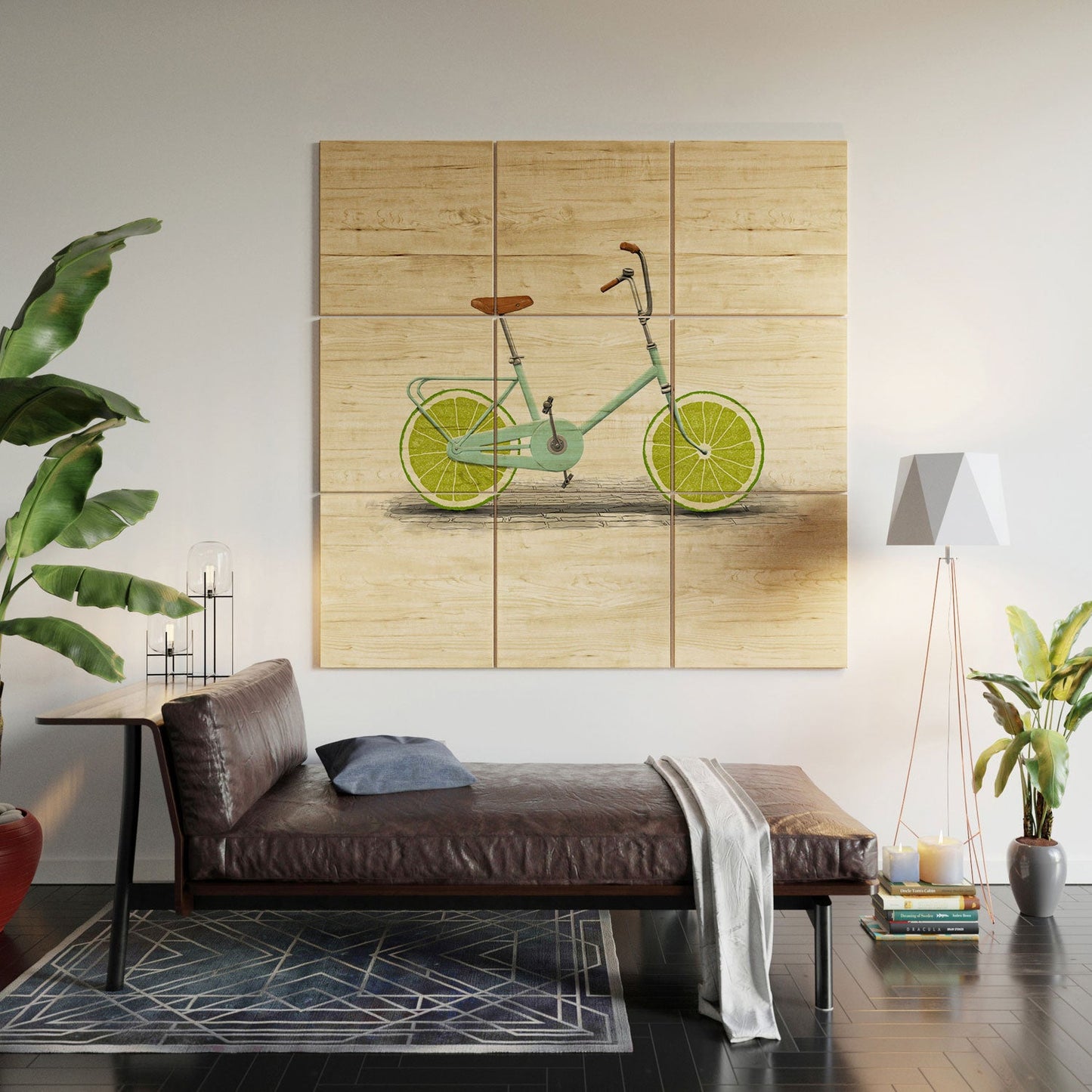 Florent Bodart Acid Wood Wall Mural