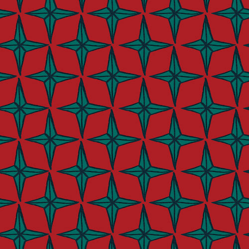 Gabriela Fuente Xmas Star Shower Curtain