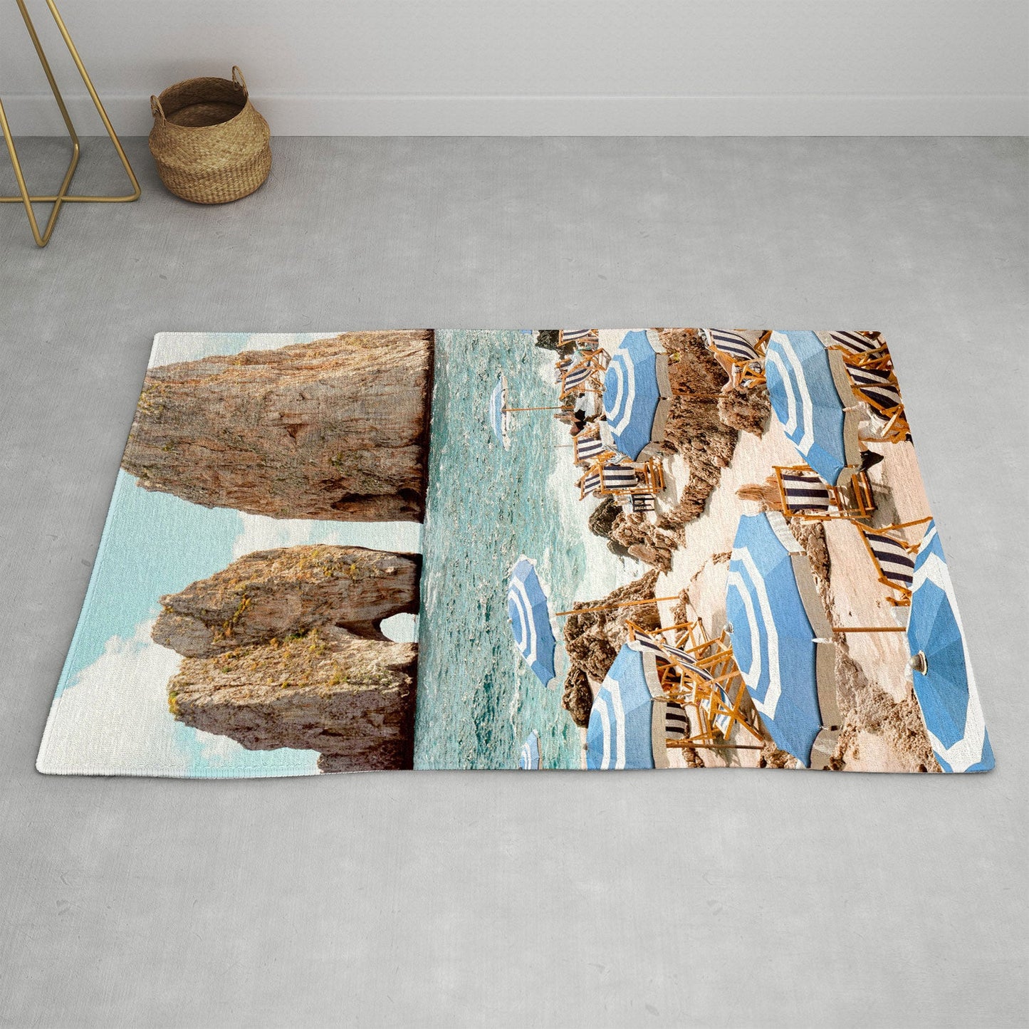 Gal Design La Fontelina Beach Area Rug