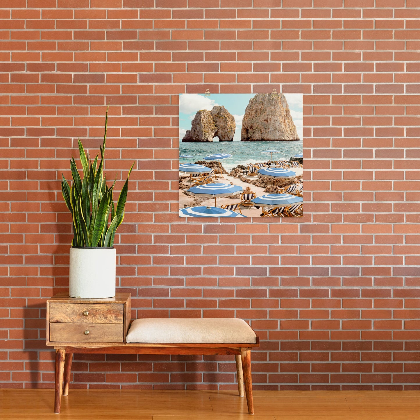 Gal Design La Fontelina Beach Art Print