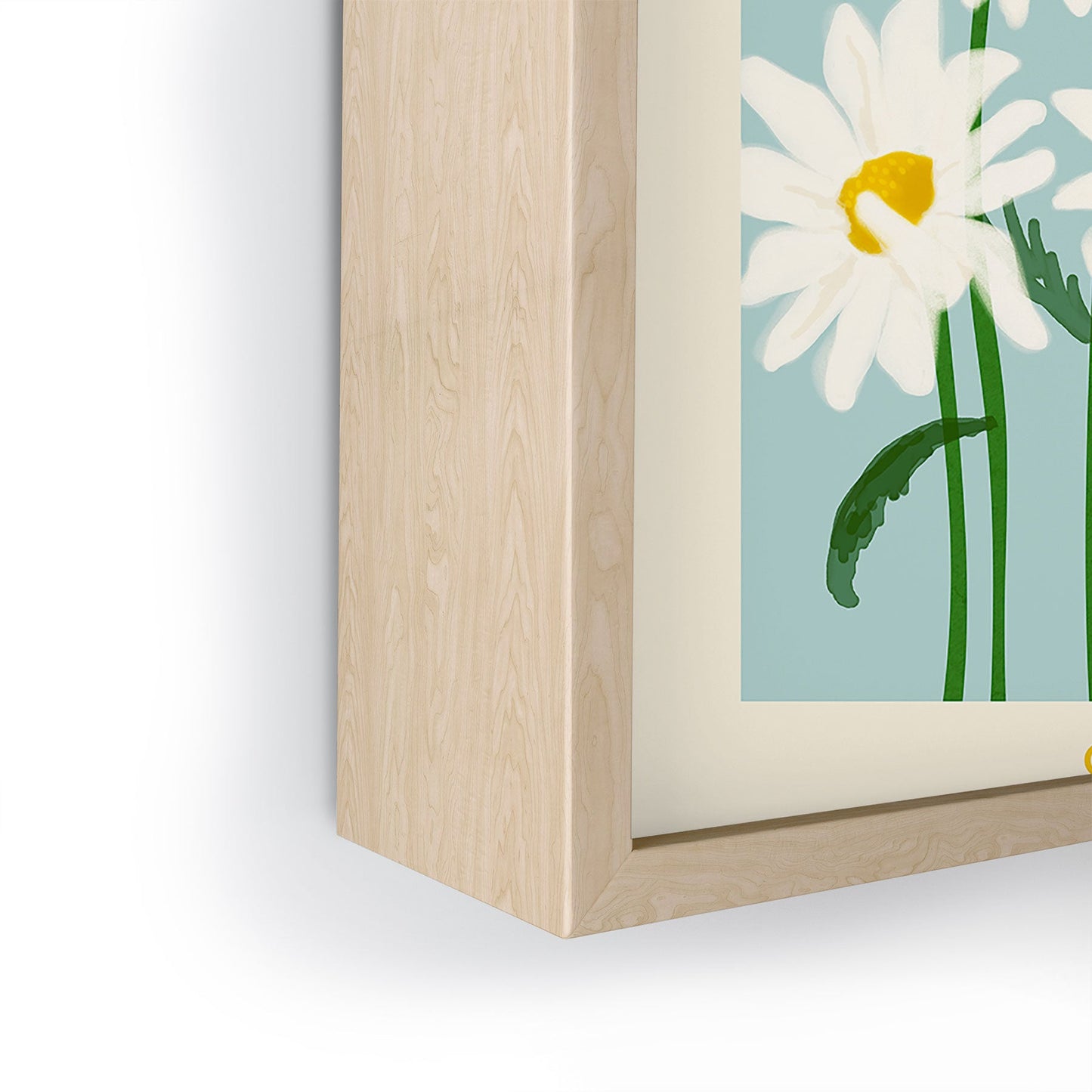 Gale Switzer Flower Market Oxeye Daisies Framed Mini Art Print