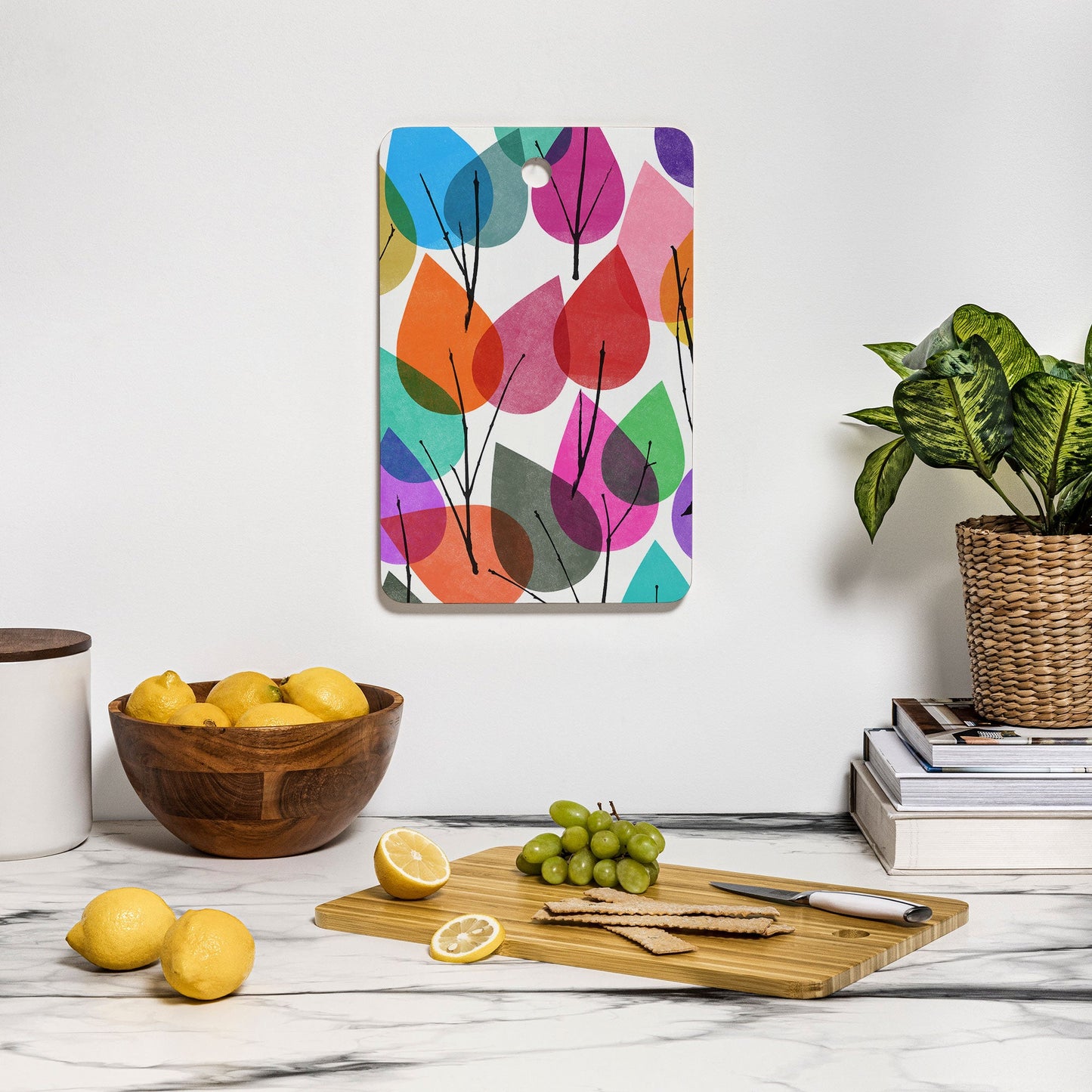 Garima Dhawan dialogue 1 Cutting Board Rectangle