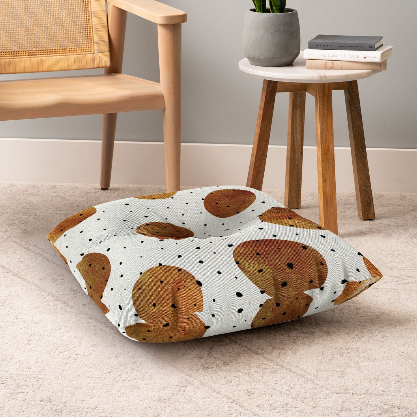 Georgiana Paraschiv Mixed Dots Floor Pillow Square