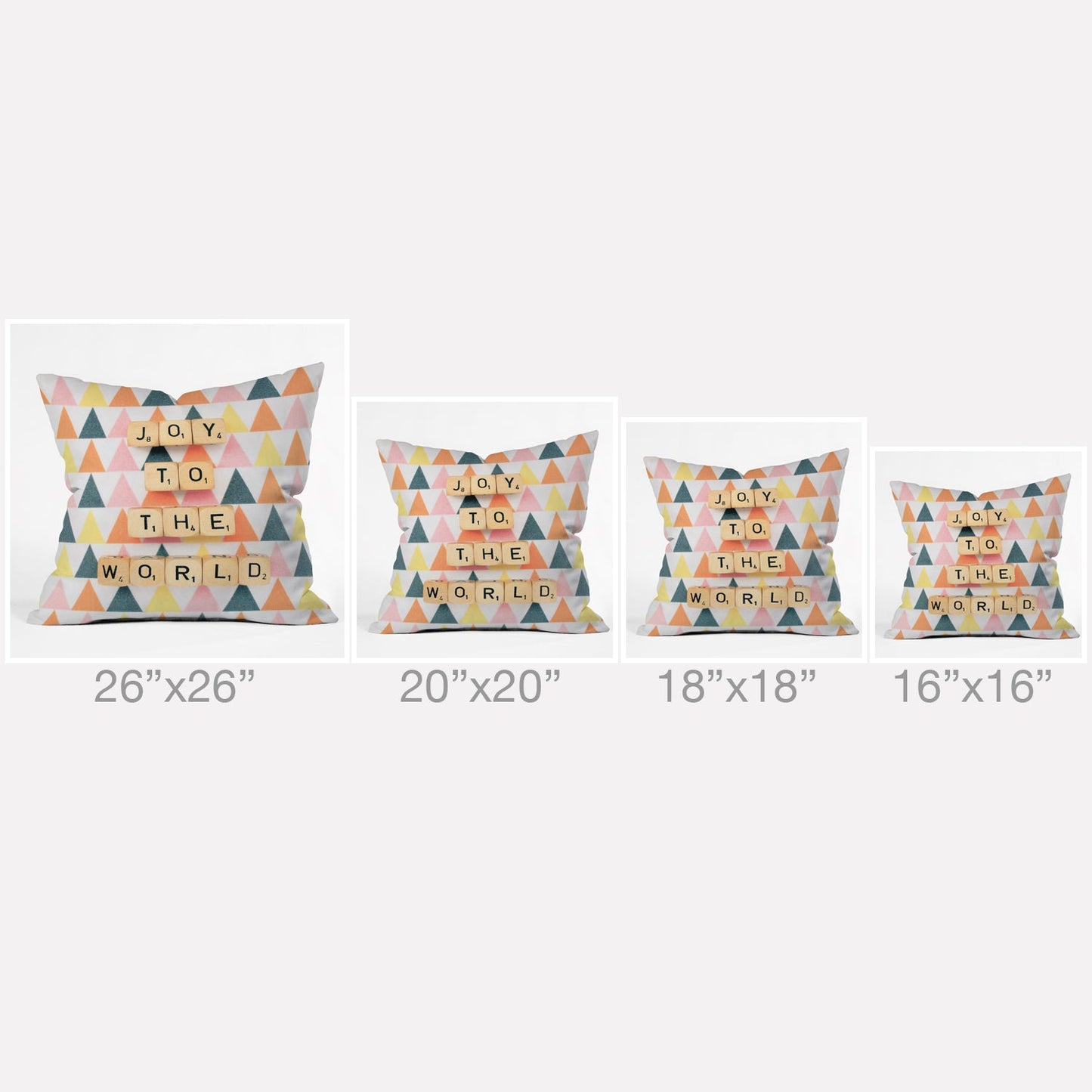 Happee Monkee Joy To The World Outdoor Throw Pillow