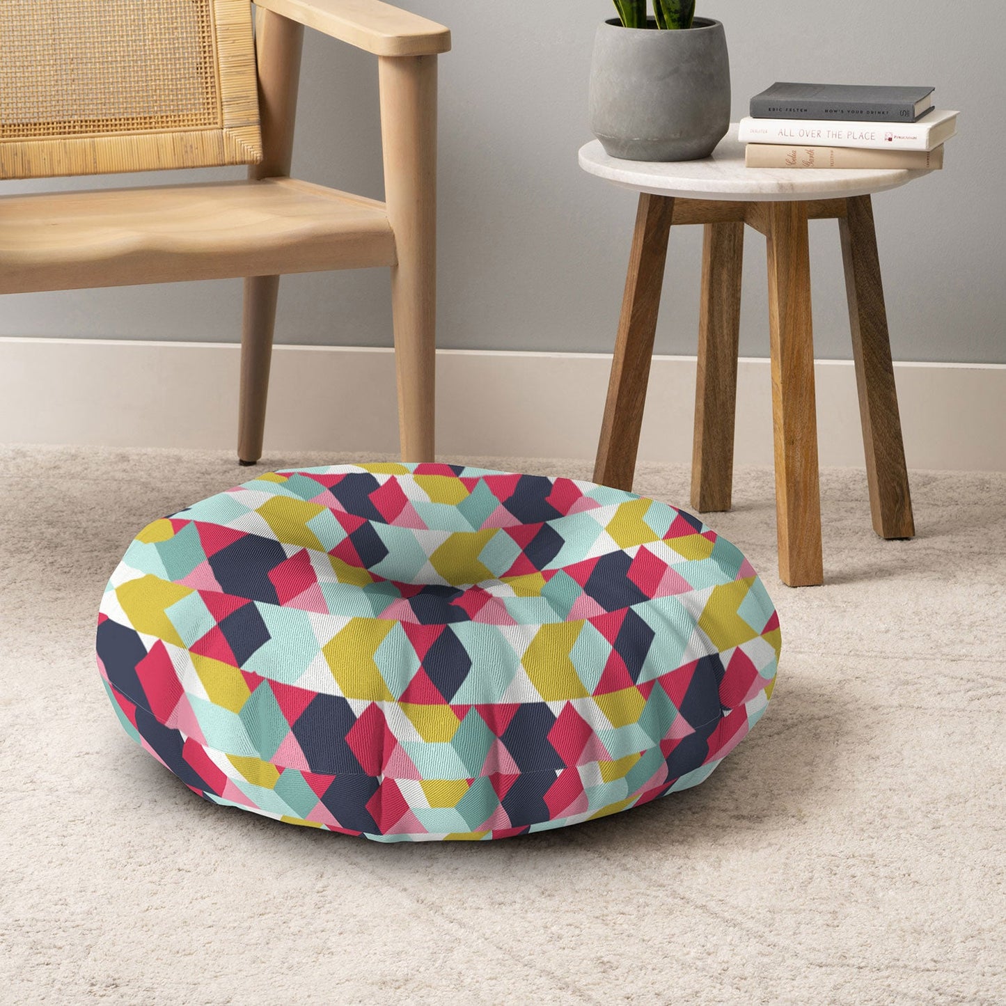 Heather Dutton Tribeca Nightlife Floor Pillow Round