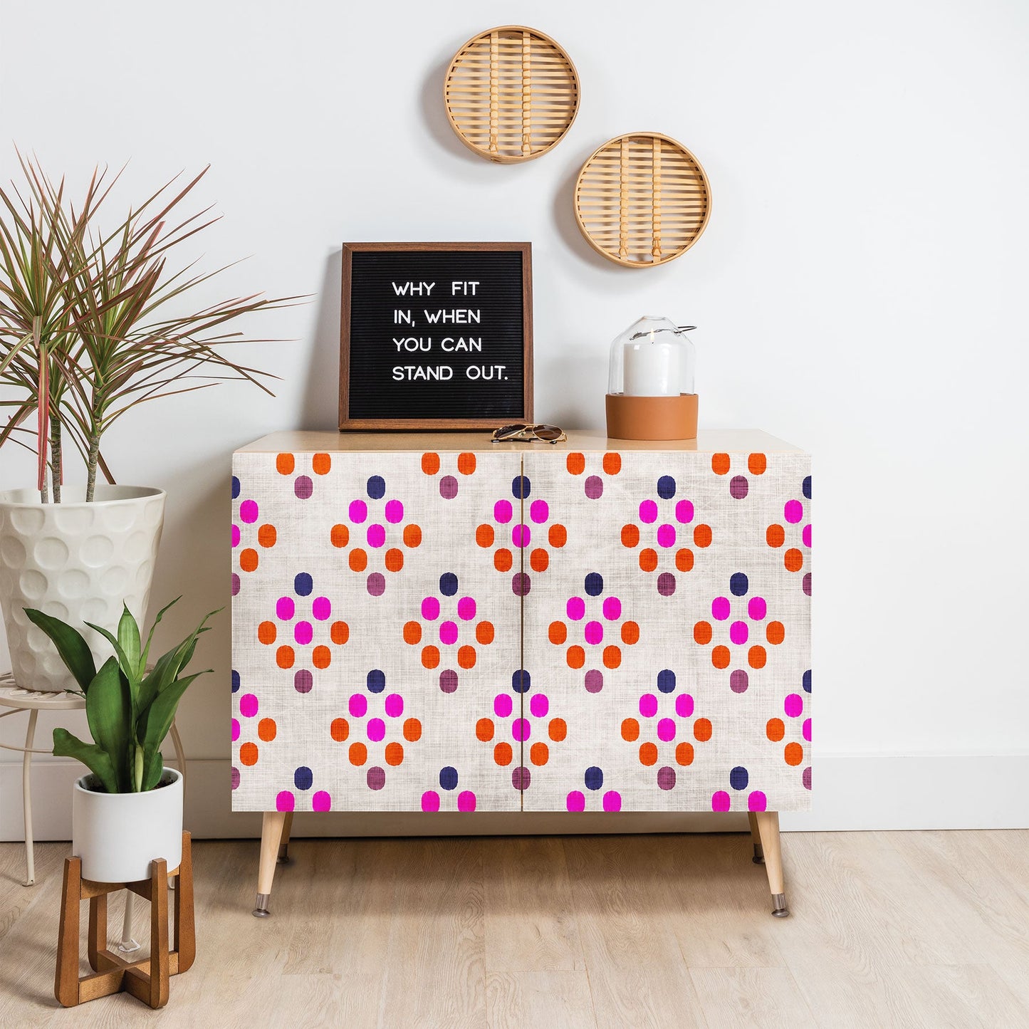 Holli Zollinger Diamond Weave Credenza