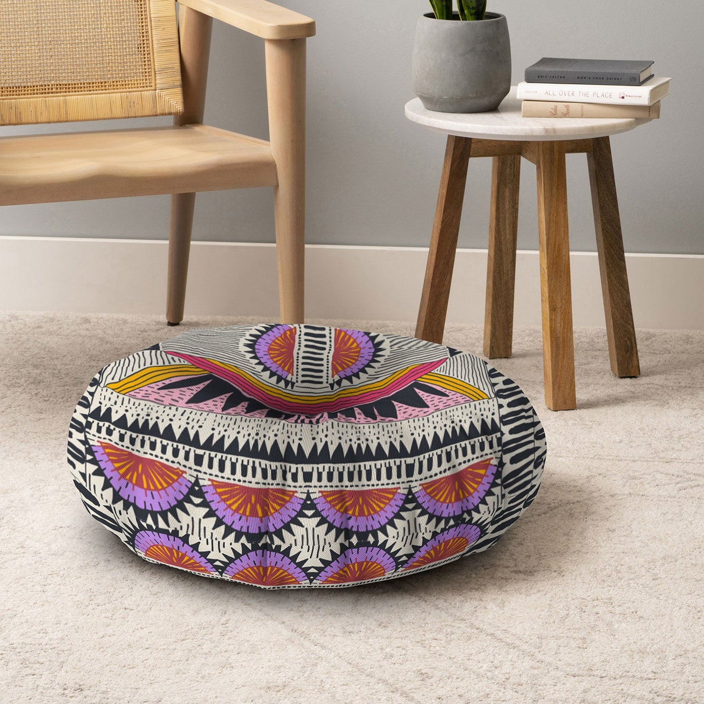 Holli Zollinger Namais Floor Pillow Round