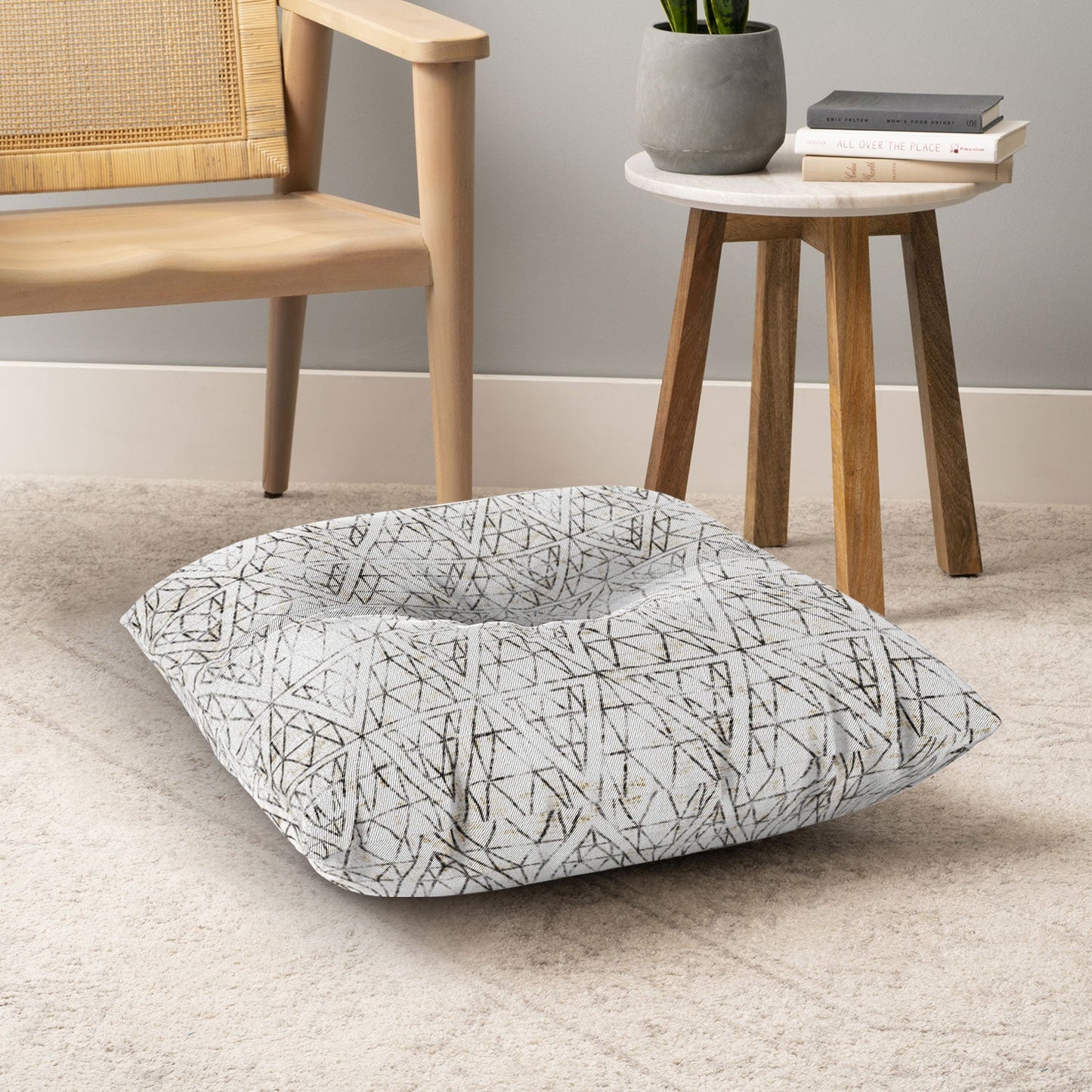 Holli Zollinger Rustic Diamond Floor Pillow Square